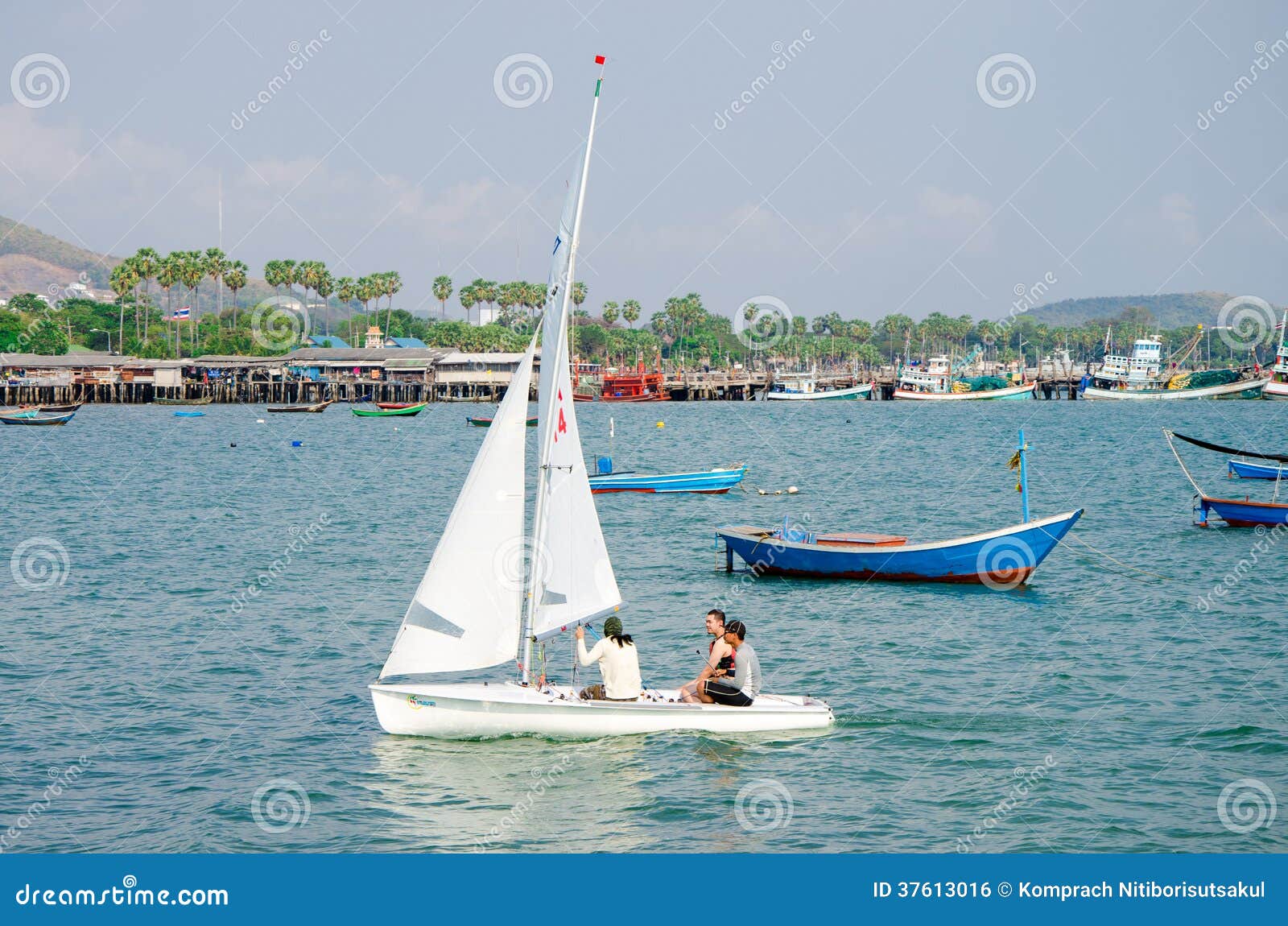 sailboat in thailand