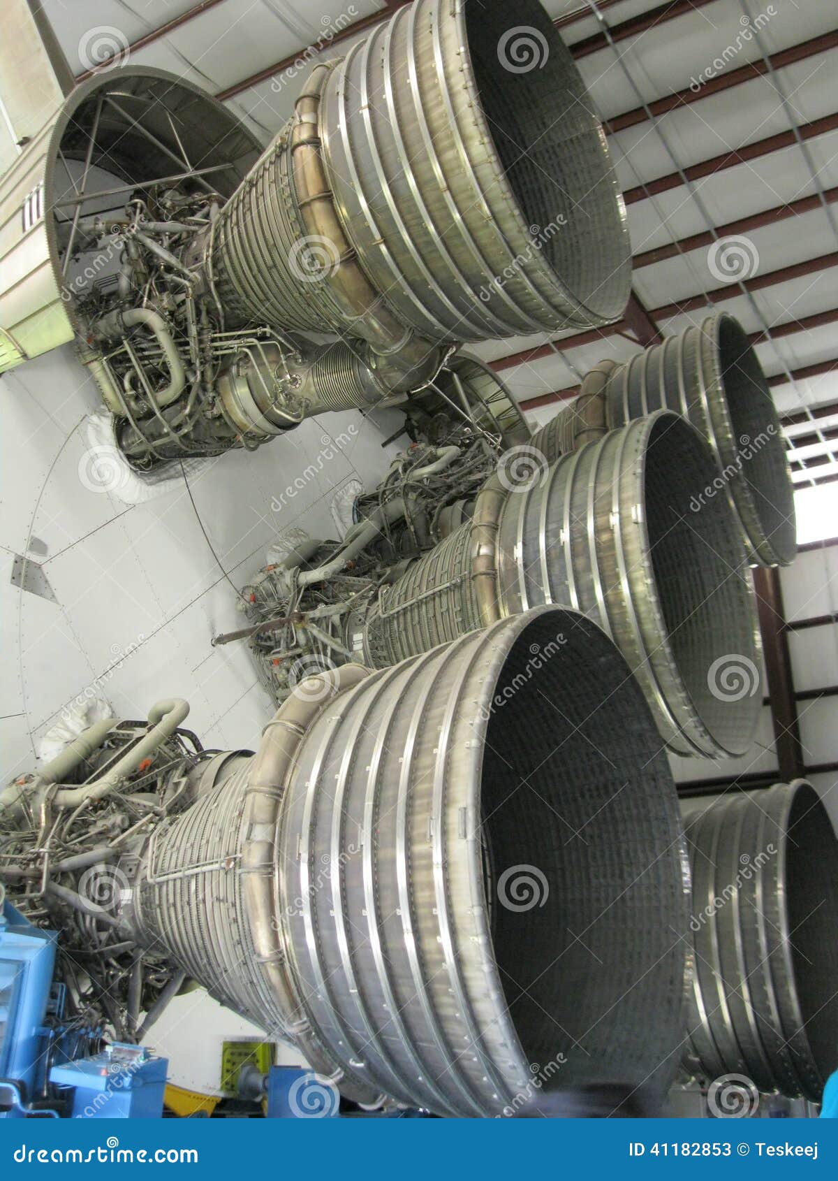 Saturn V Rocket Engines Stock Photo Image 41182853