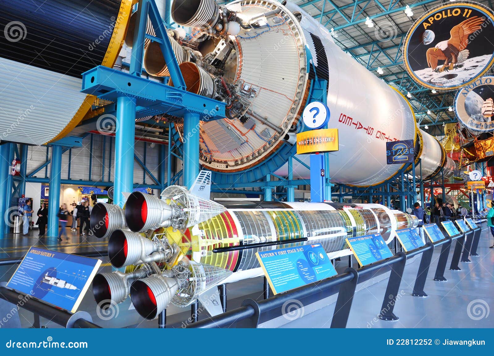 Saturn V Rocket Stage II, Cape Canaveral, Florida Editorial Photography