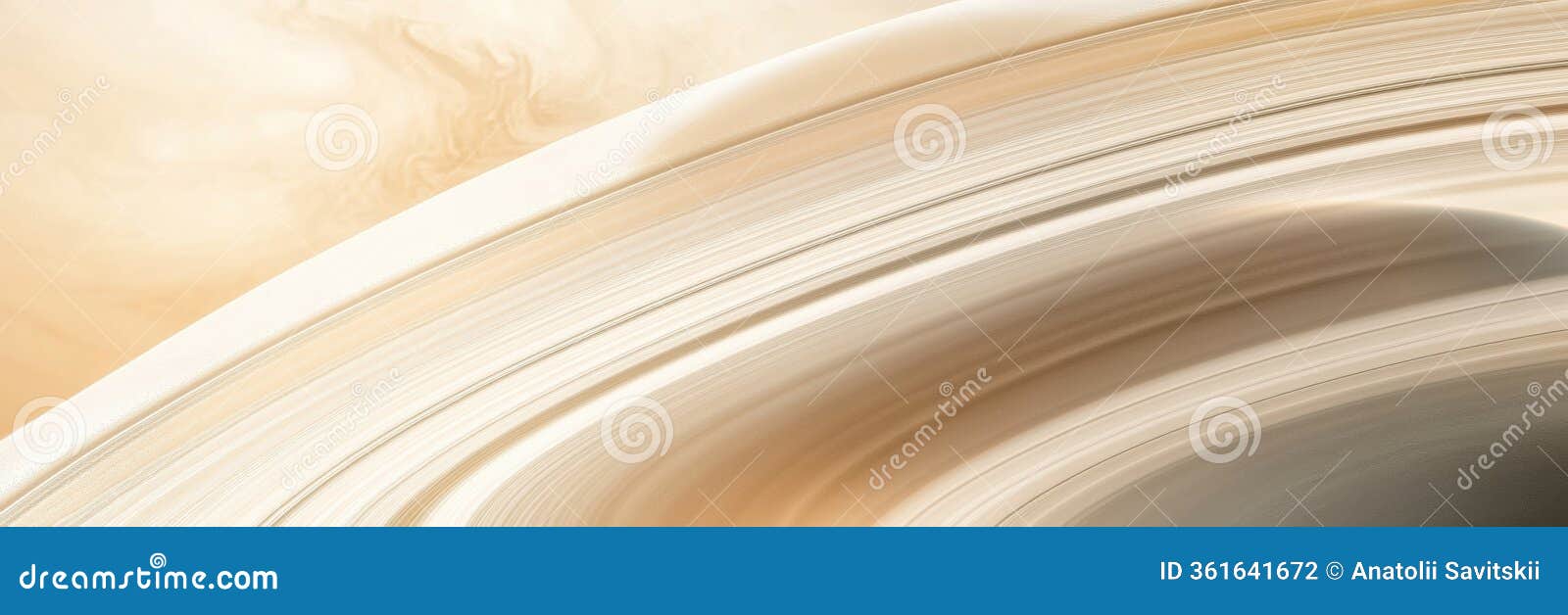 beautiful close up view of the rings of saturn showcasing their stunning textures and colors in space. generative ai