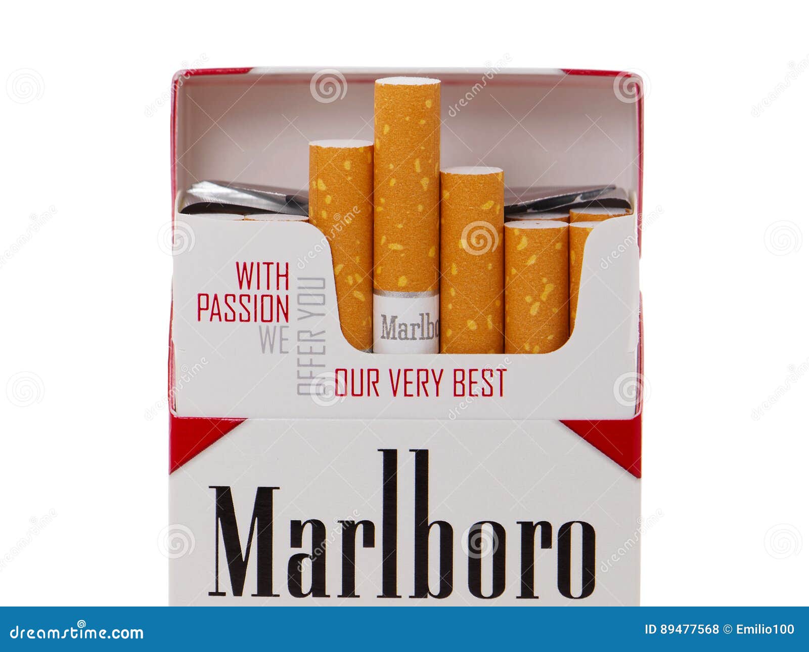 Satz Marlboro-Zigaretten, Gemacht Von Philip Morris Redaktionelles