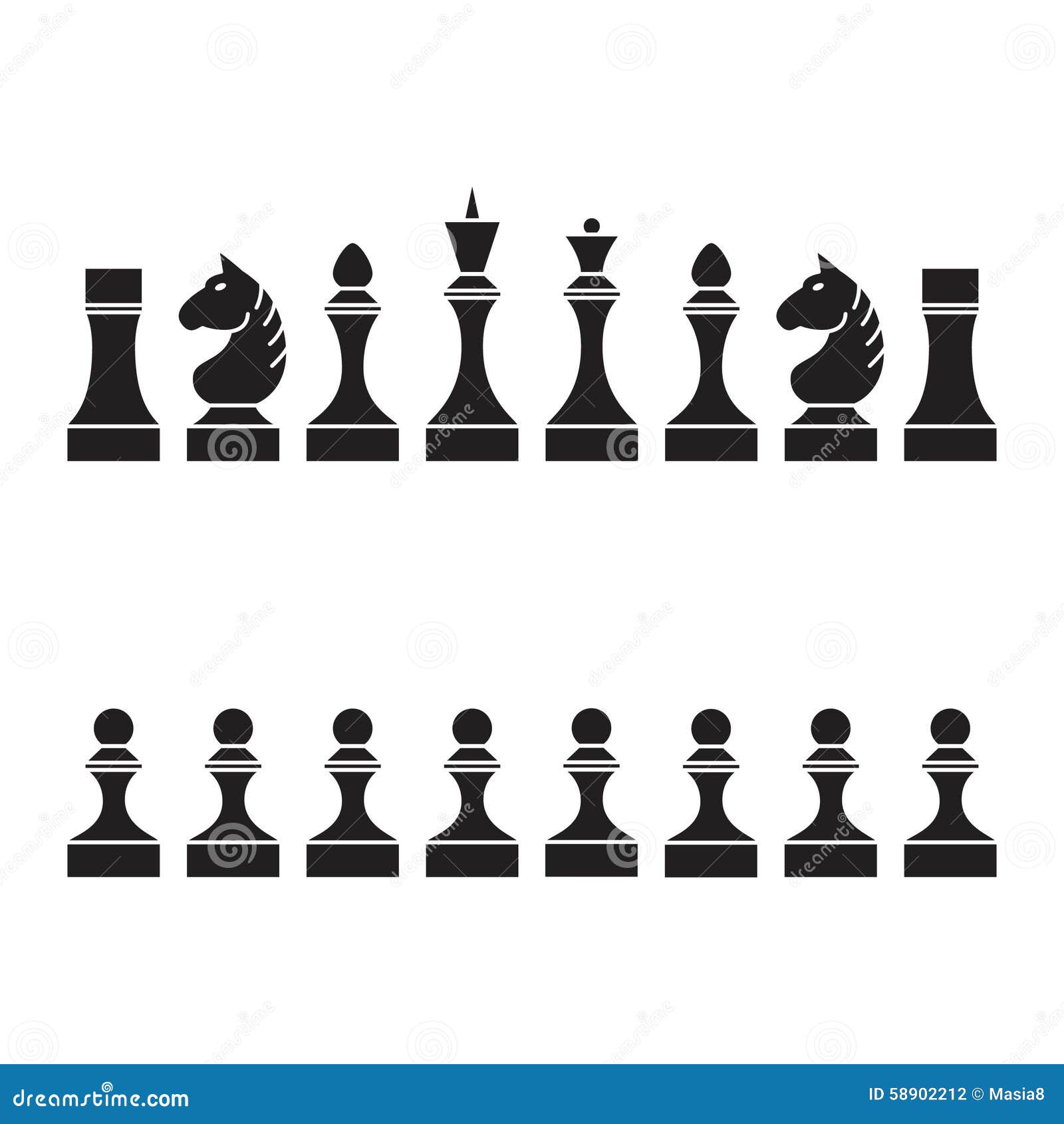 Симметричные шахматные фигуры