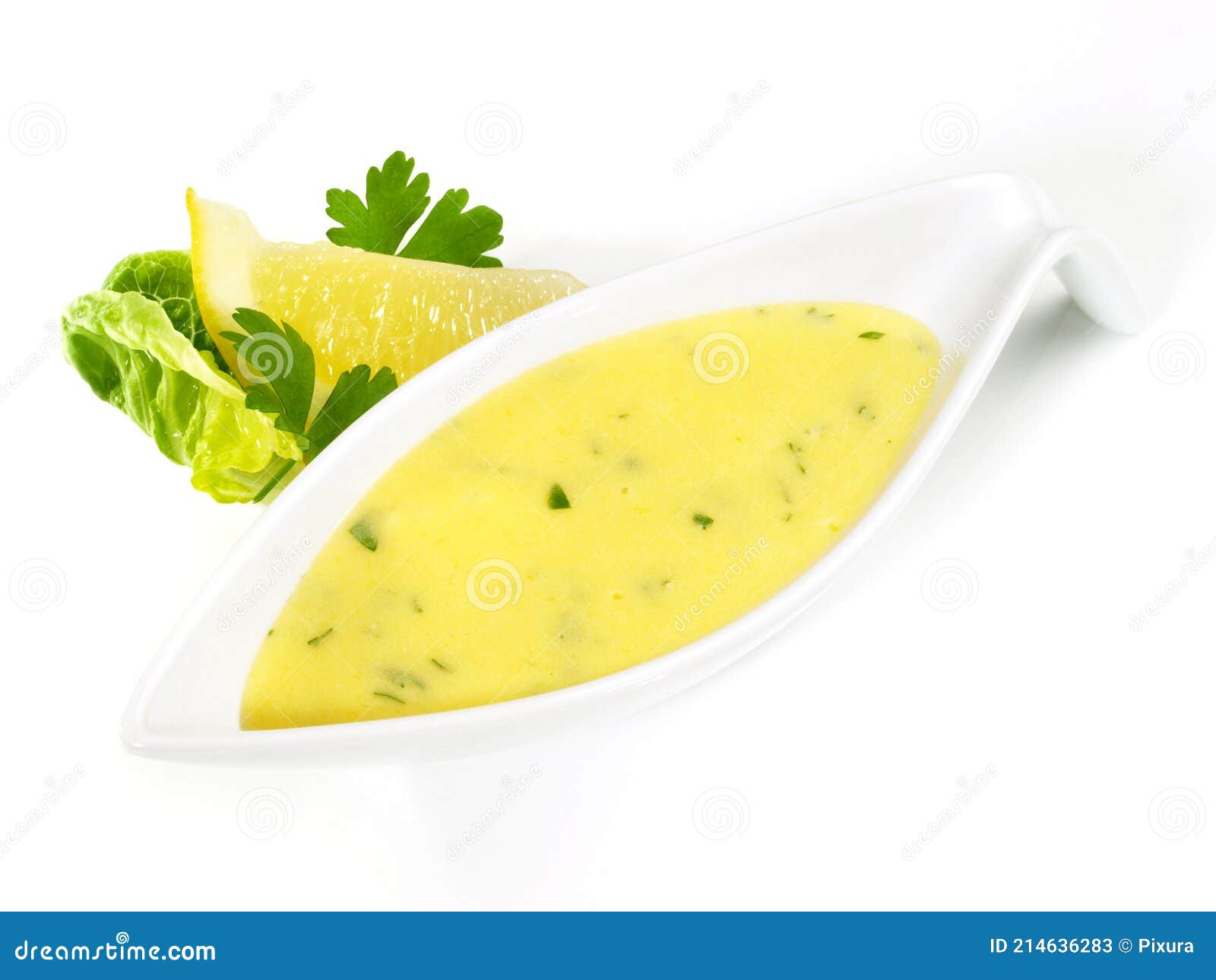 Sauce Bearnaise on White Background Isolated Stock Image Image of