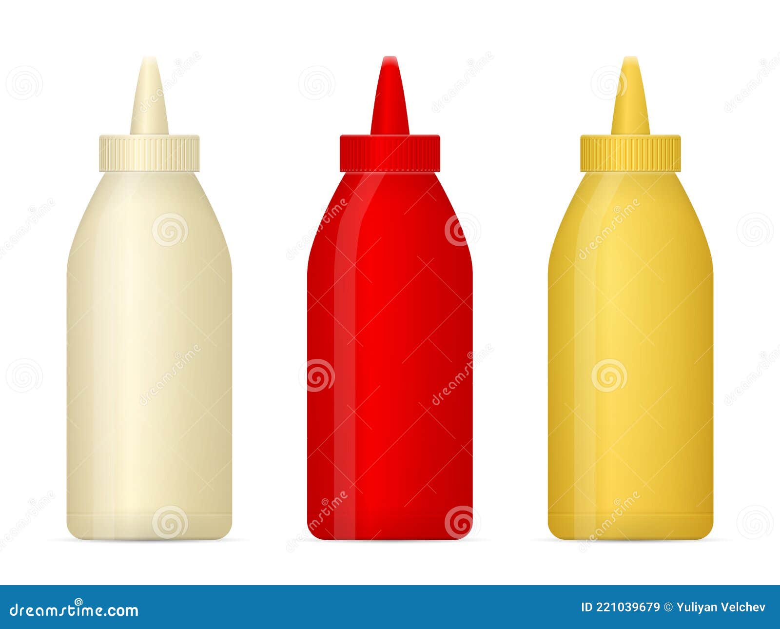 Sauce bottles stock vector. Illustration of ingredient 221039679