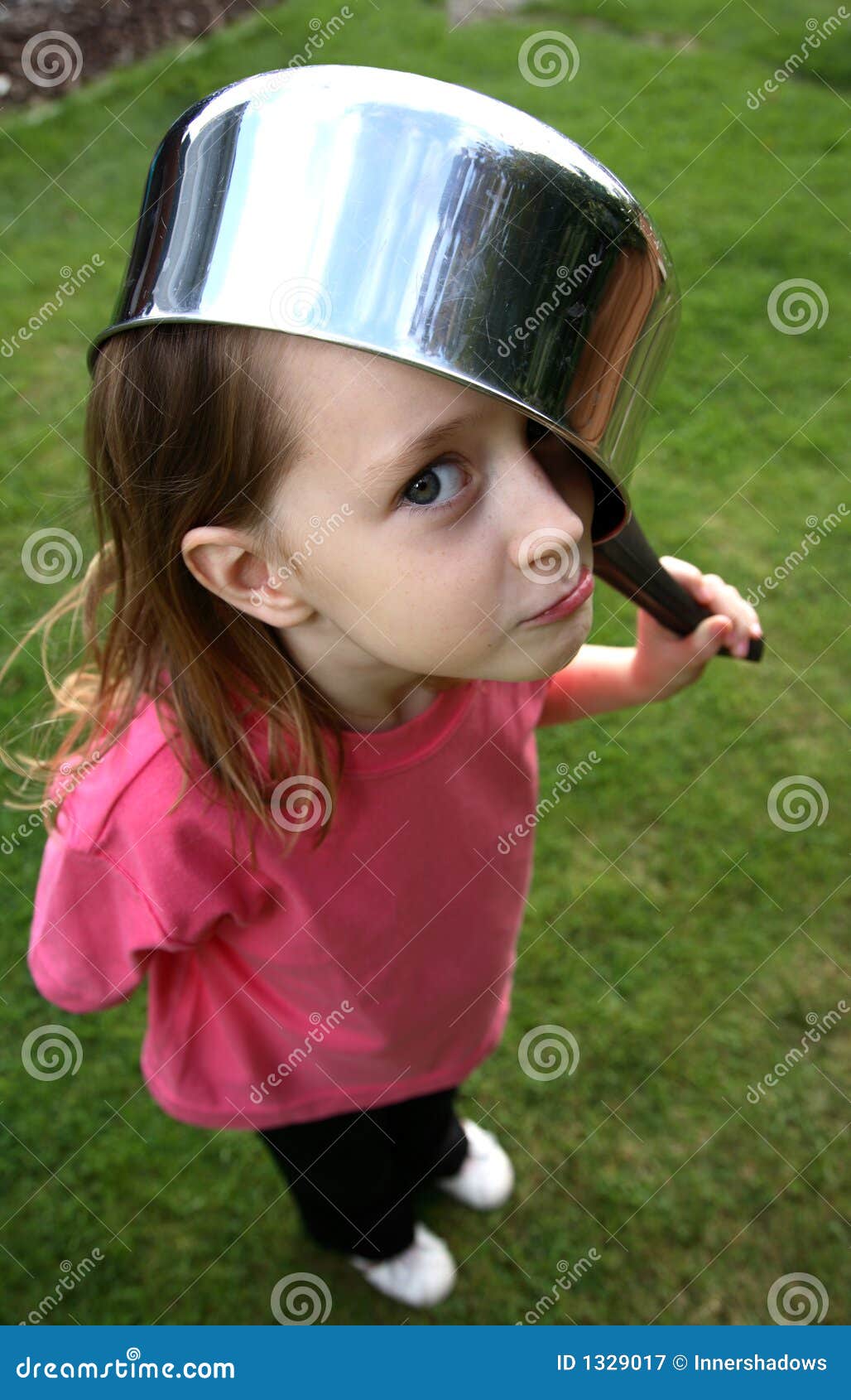 Saucepan on head stock image. Image of saucepan, daughter 1329017