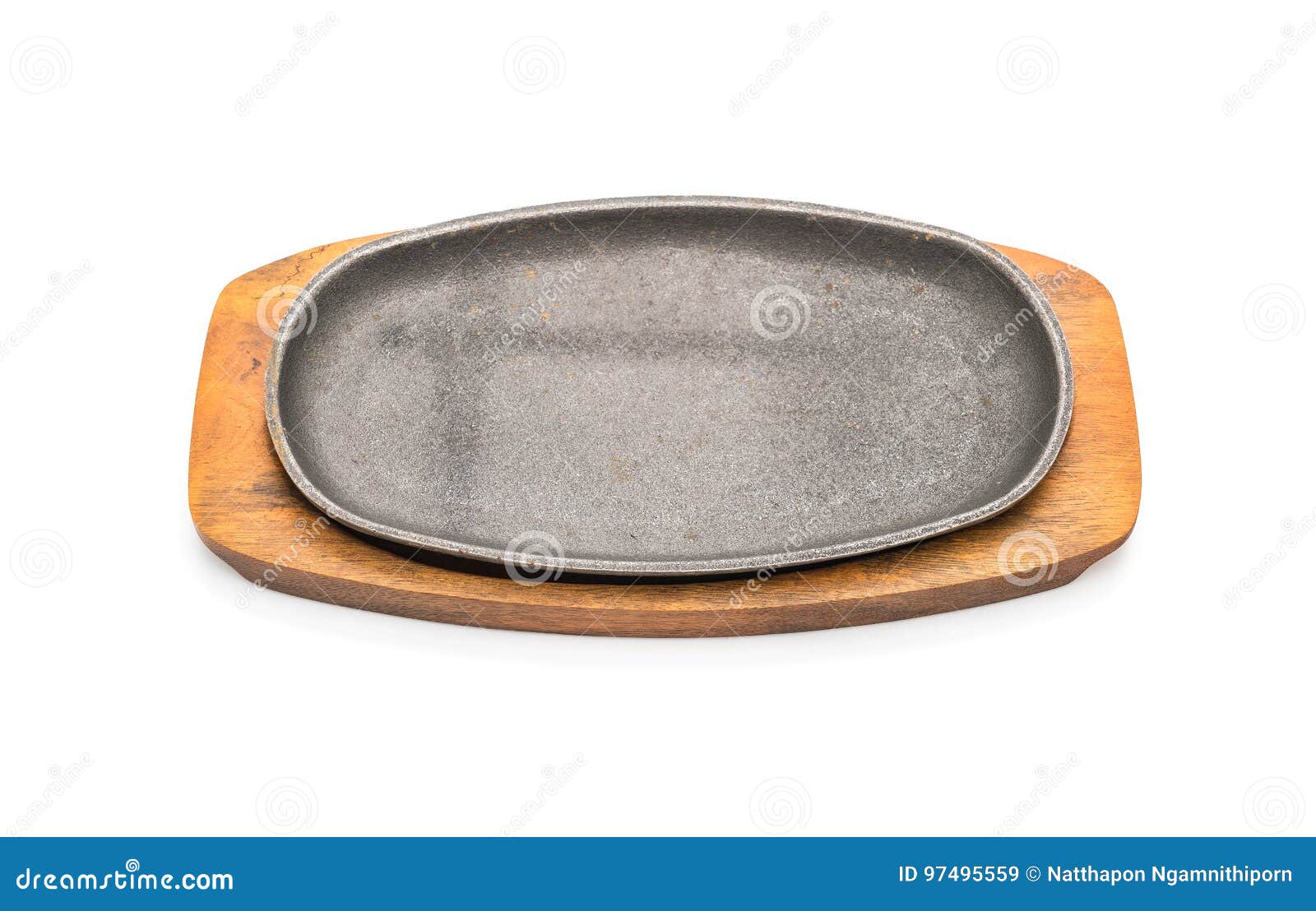 Saucepan (Hot plate) steak stock image. Image of handle 97495559