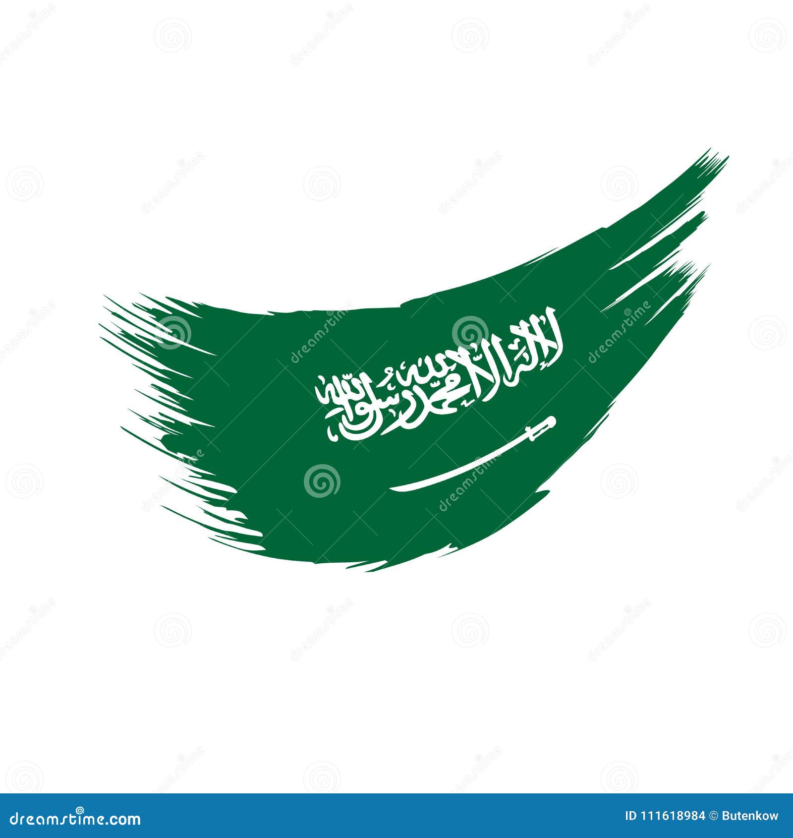 Download Saudi Arabia Flag, Vector Illustration Stock Vector ...