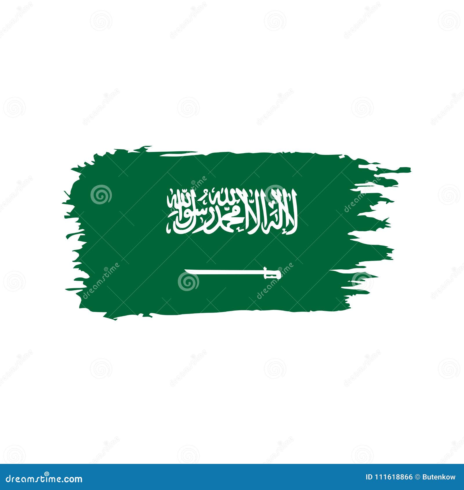 Download Saudi Arabia Flag, Vector Illustration Stock Vector ...
