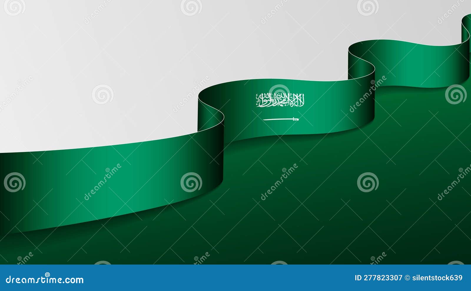 saudiarabia ribbon flag background