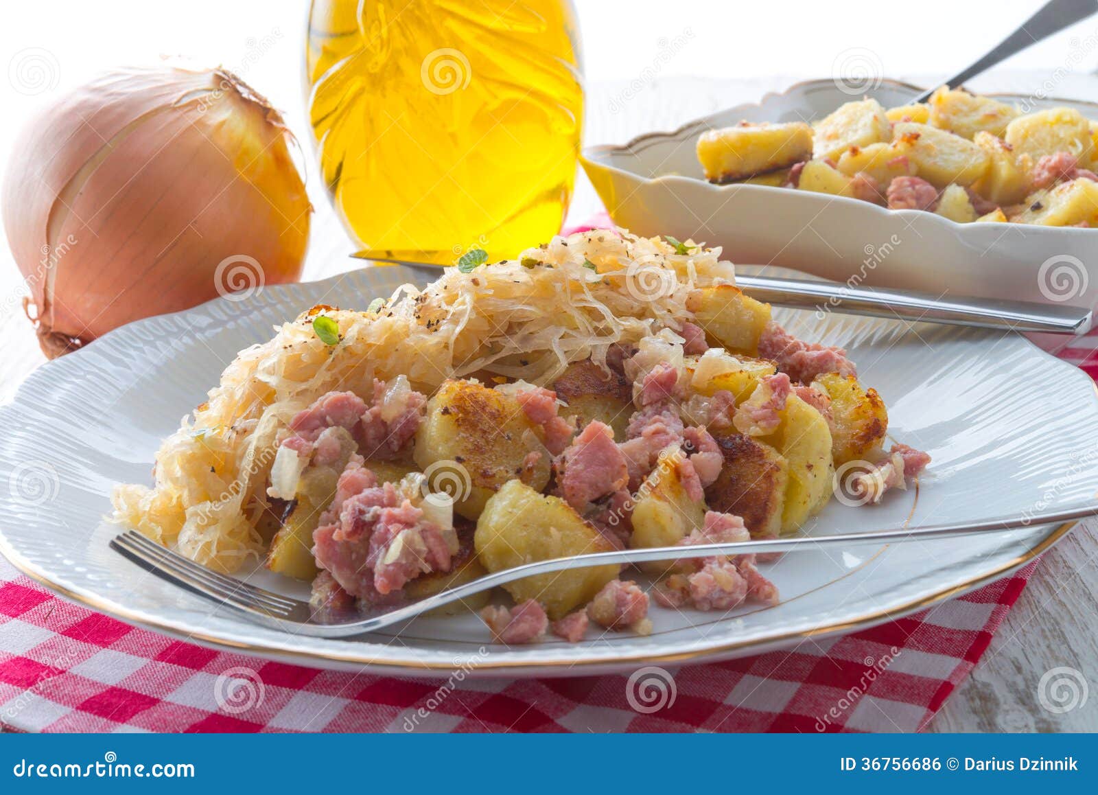 Sauerkraut dumplings stock photo. Image of german, bavaria 36756686