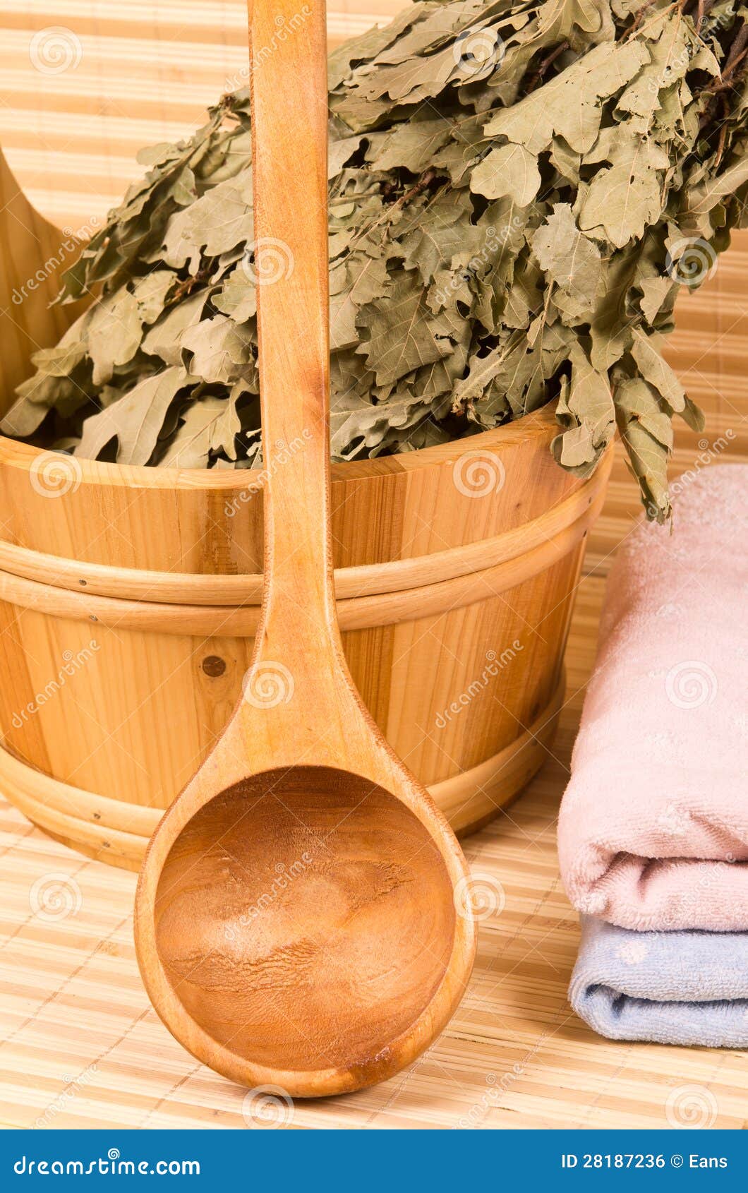 Sauna accessories stock photo. Image of broom, towel 28187236