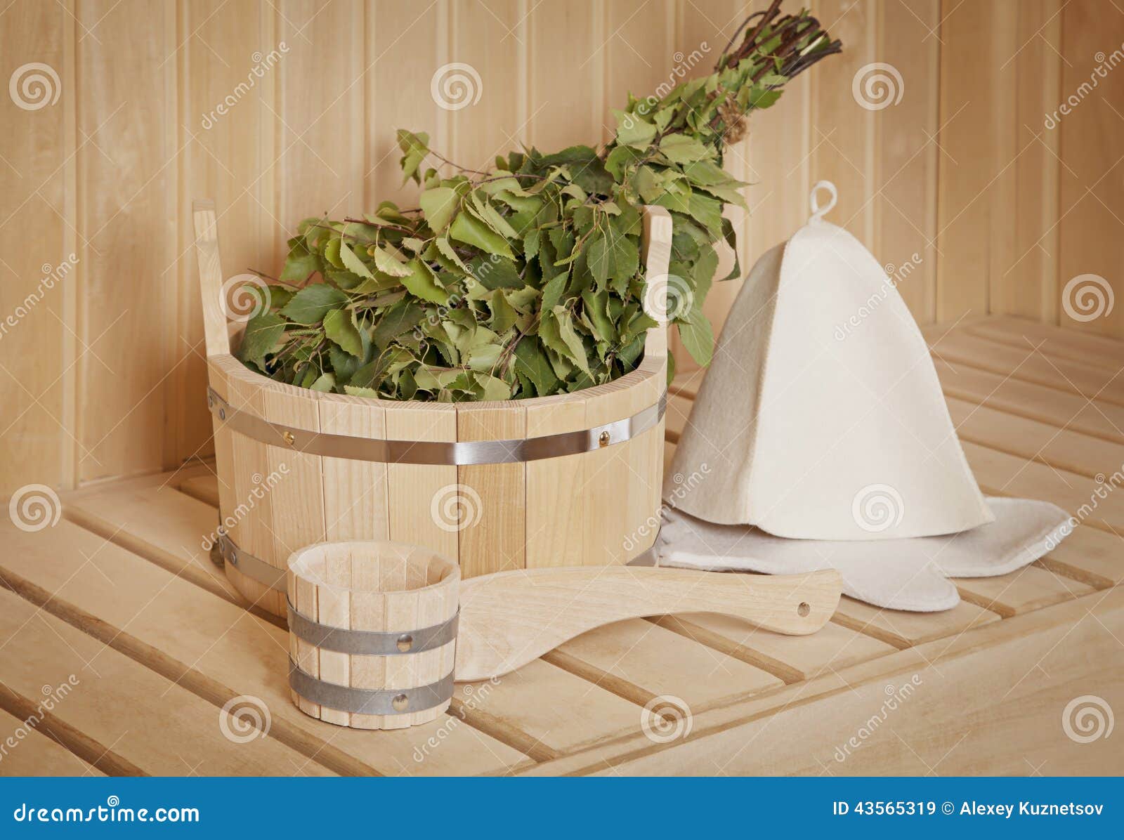 Sauna accessories stock image. Image of bench, warm, temperature 43565319