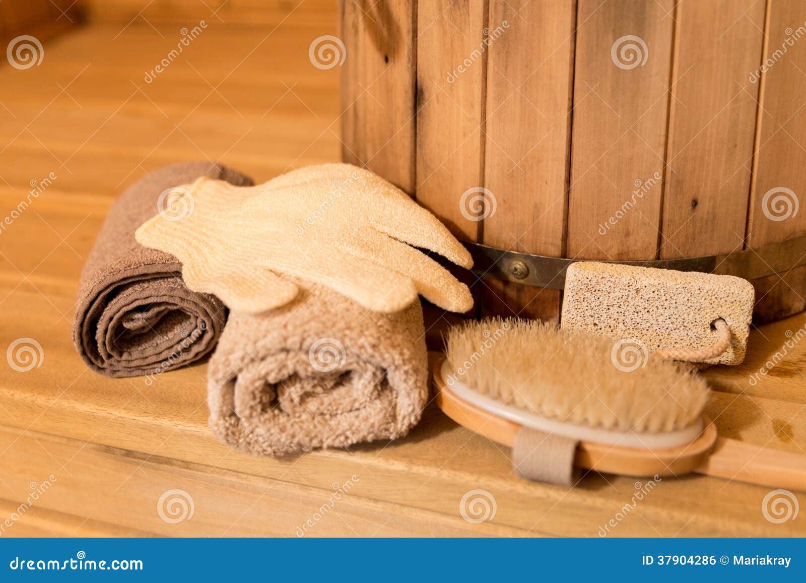 Sauna equipment stock photo. Image of leisure, health 37904286