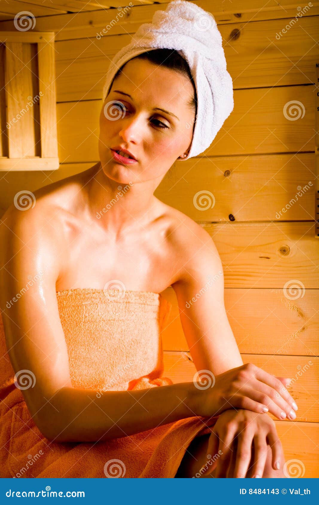 Sauna Girl Stock Photos Image 8484143