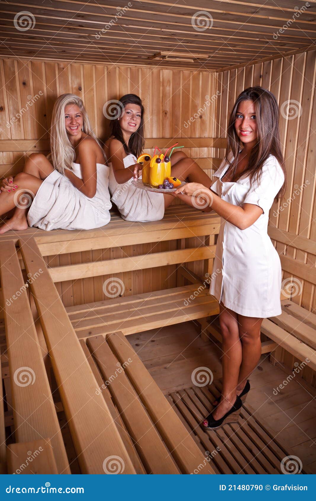 Sauna Serve Stock Photo Image 21480790