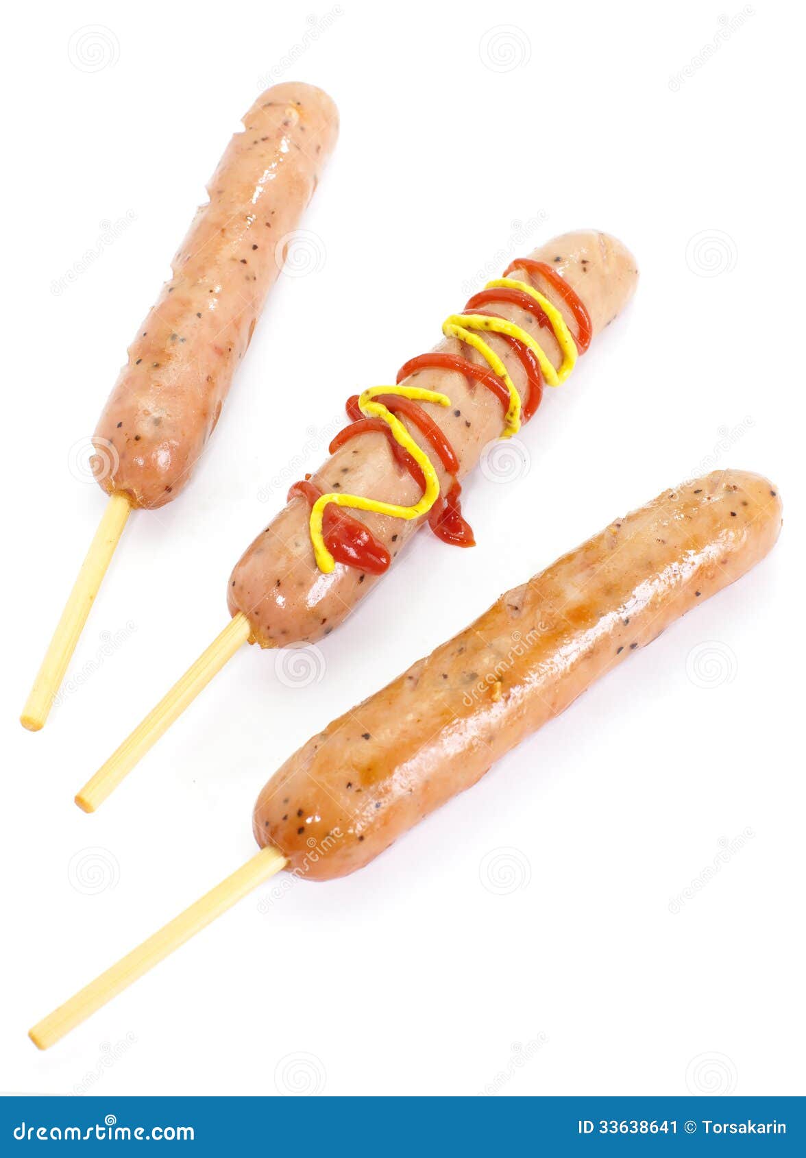 Sausage hot dog stock image. Image of fast, cooked, lunch 33638641