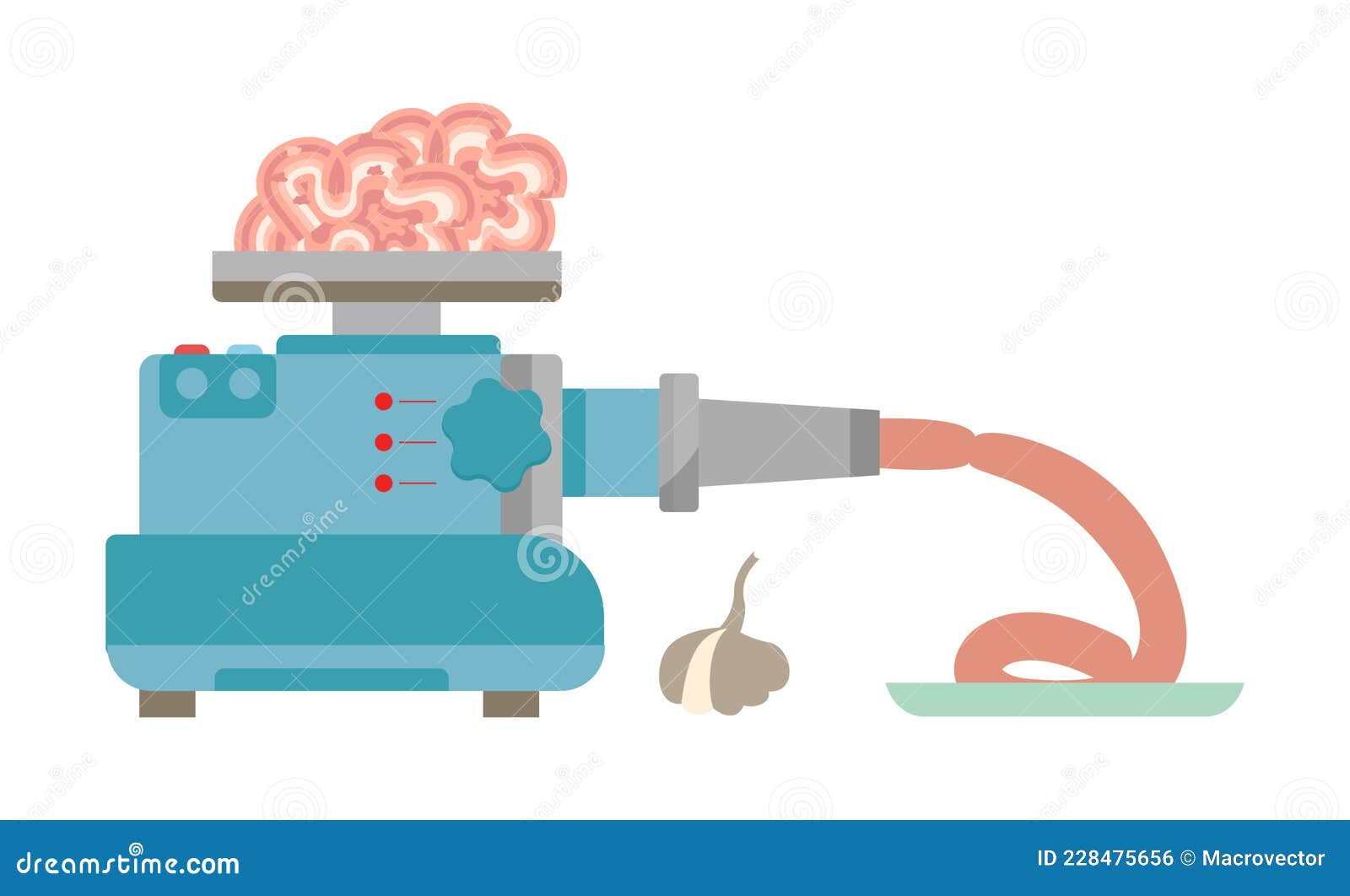 Sausage Maker Illustration stock vector. Illustration of culinary