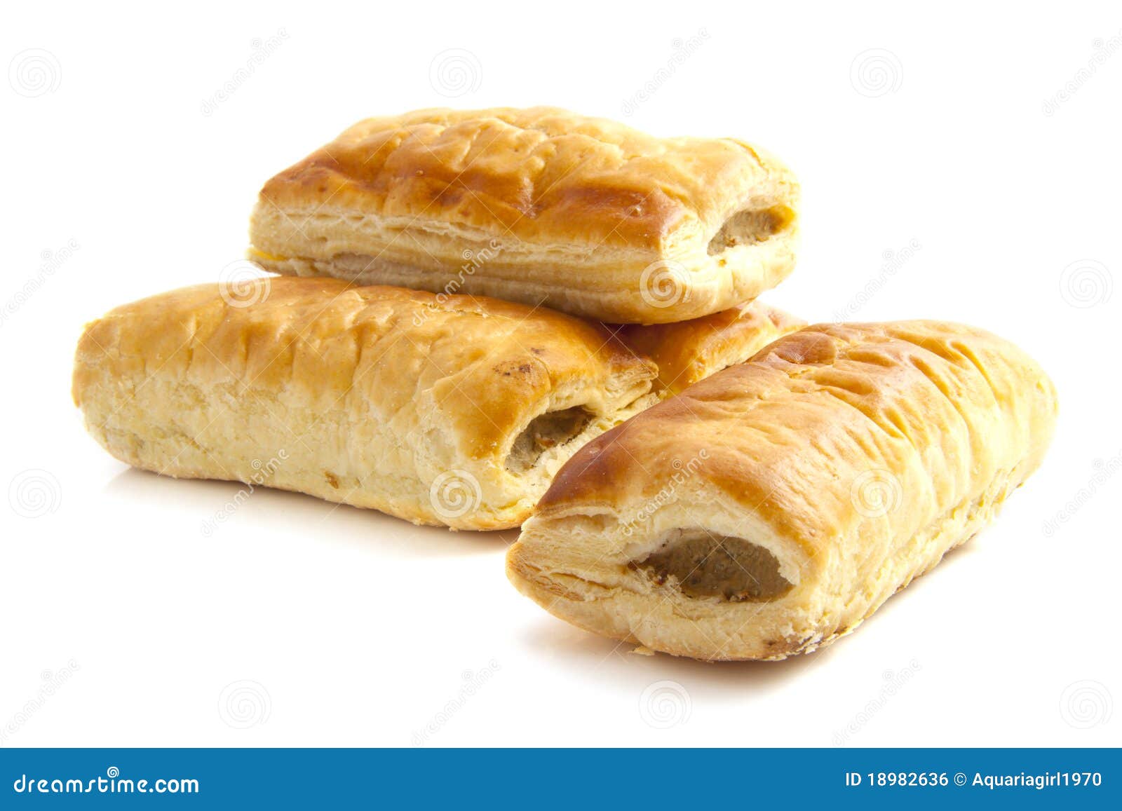 Sausage rolls stock photo. Image of finger, pastry, snack - 18982636
