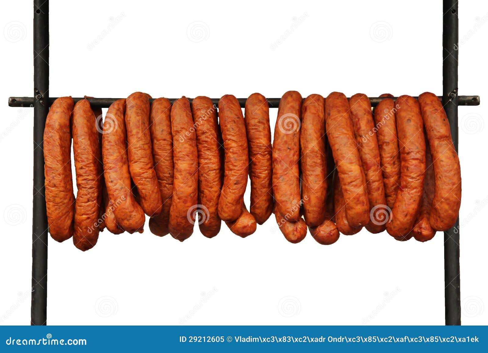 Sausages stock image. Image of isolated, grilling, party 29212605