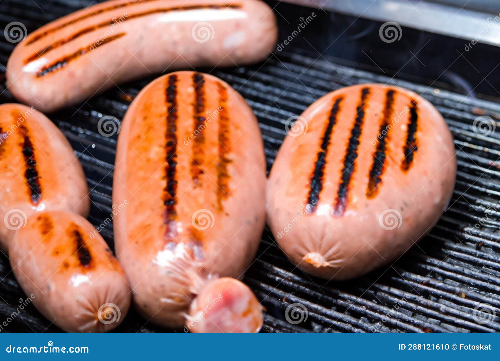 Sausages Grill stock photo. Image of neural, fire, lawn 288121610