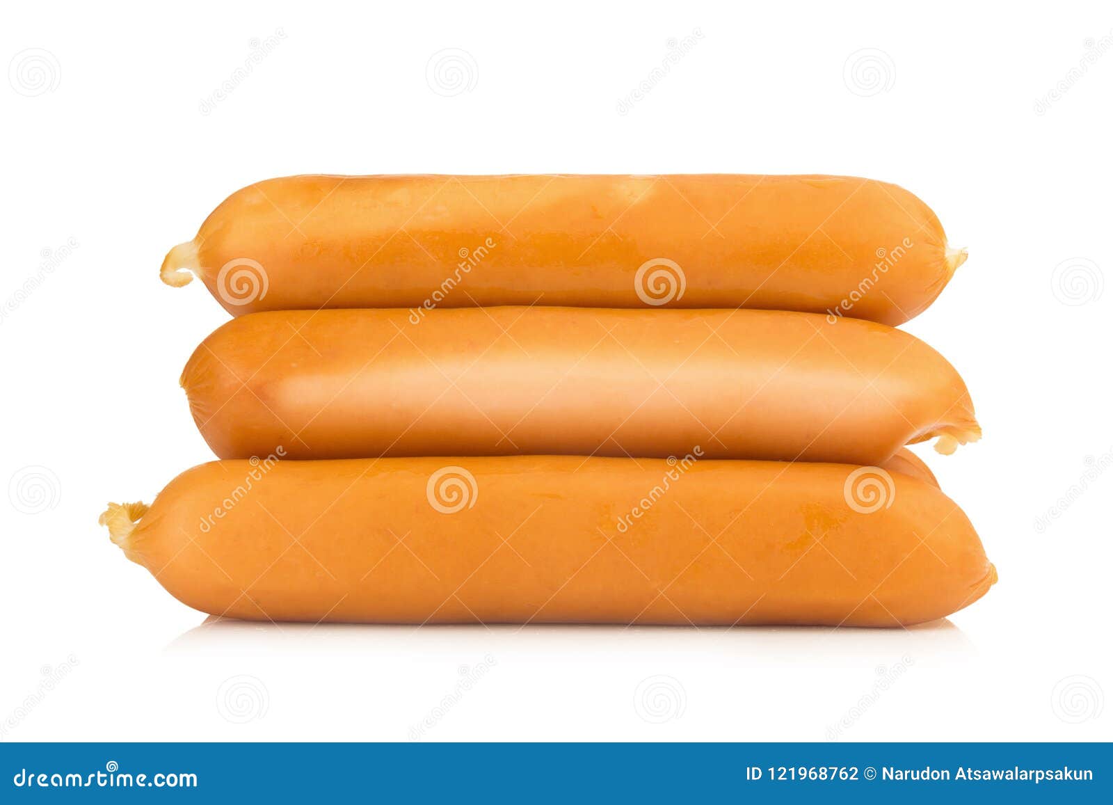 Sausages group. pyramid stock photo. Image of group 121968762