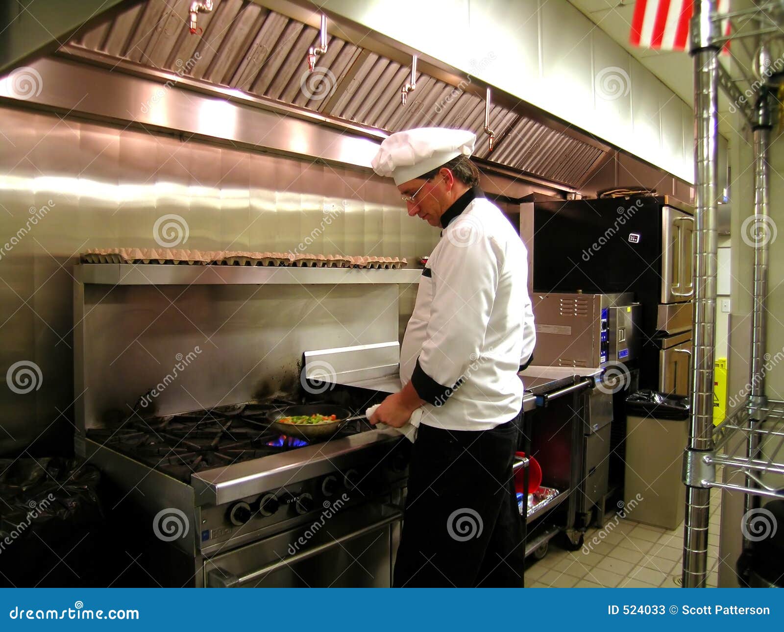 Saute Chef stock image. Image of chef, enjoy, sauces, manly 524033