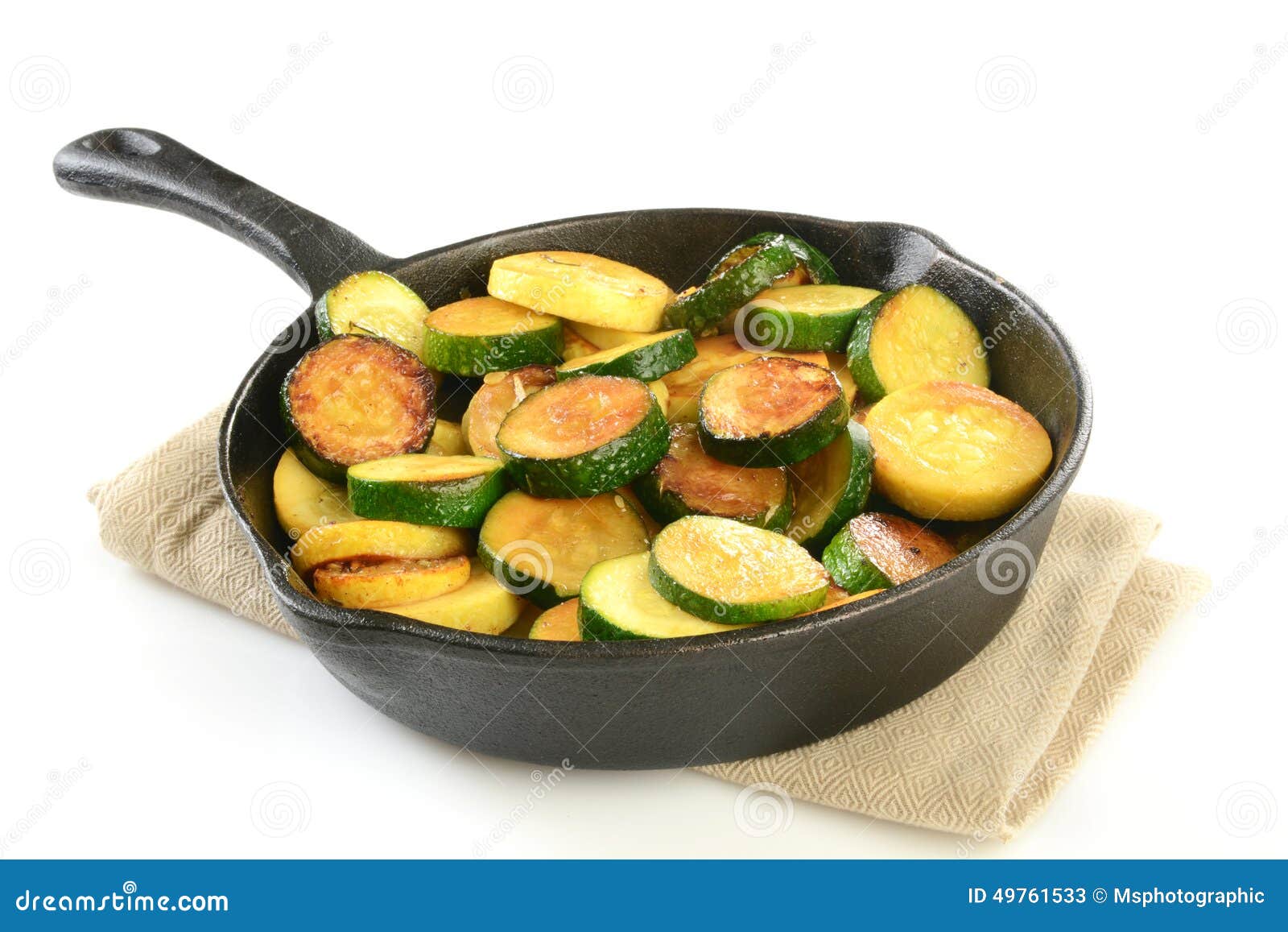 Sauteed squash stock image. Image of summer, healthy 49761533