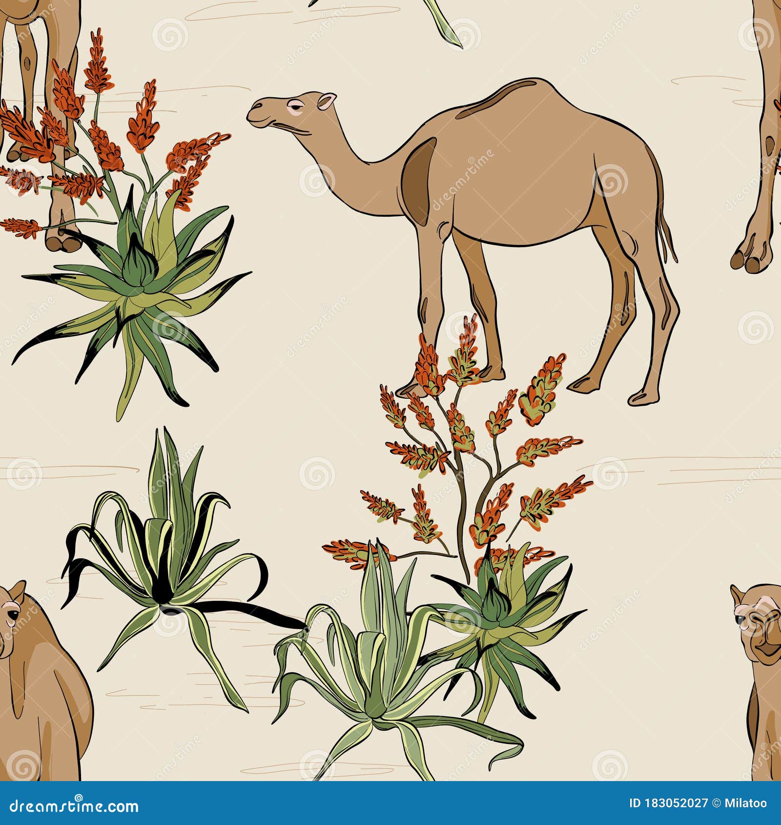 Savanna Camel in Desert Pattern. Cartoon Wild Animal Illustration, Seamless Design Safari Plants, Cactus, African Landscape Print Stock Vector - Illustration of panorama, abstract: 183052027 Savanna Camel in Desert Pattern. Cartoon Wild Animal Illustration, Seamless Design Safari Plants, Cactus, African Landscape Print Stock Vector - Illustration of panorama, abstract: 183052027