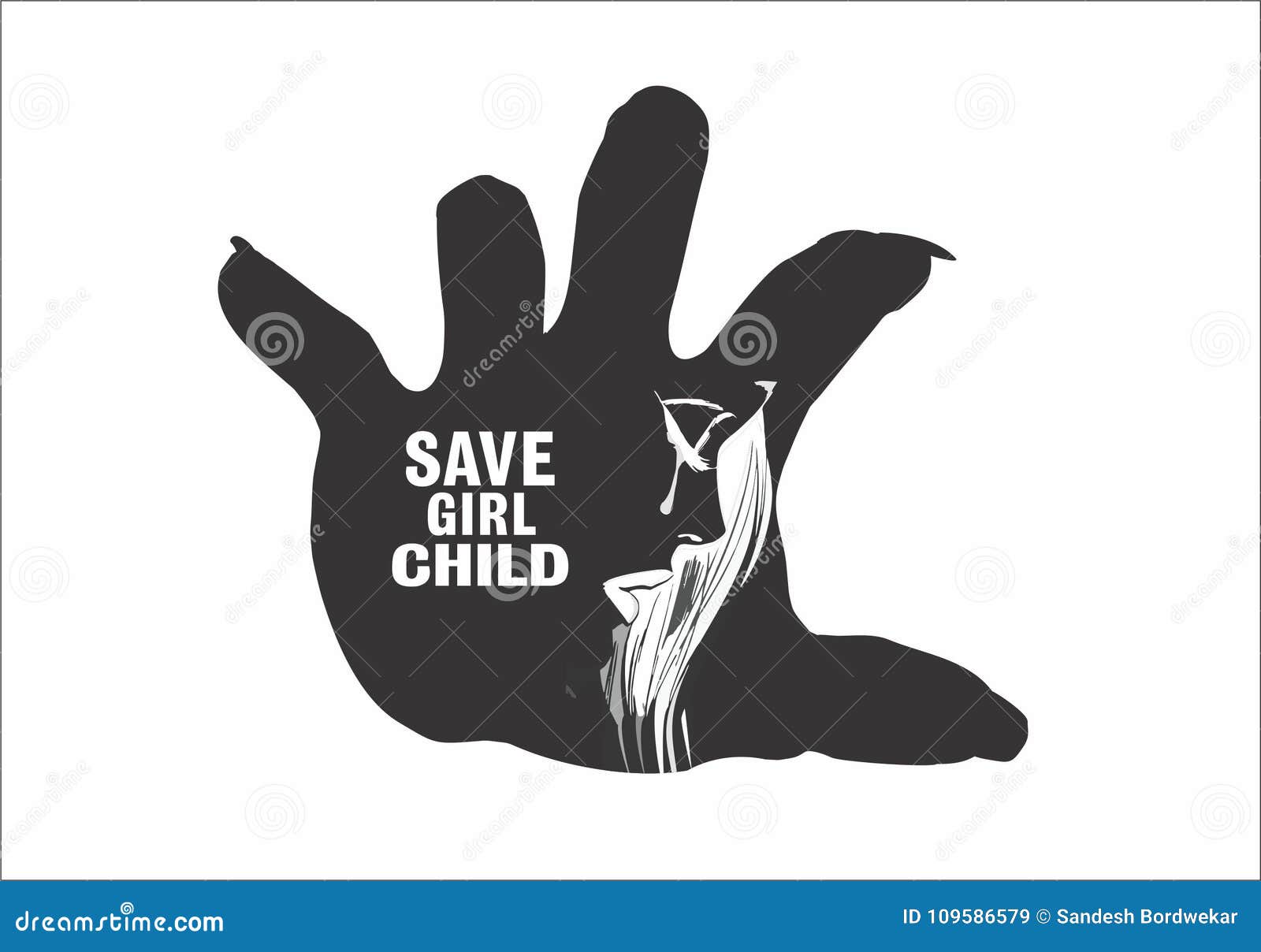 Save the child concept stock illustration. Illustration of concept ...