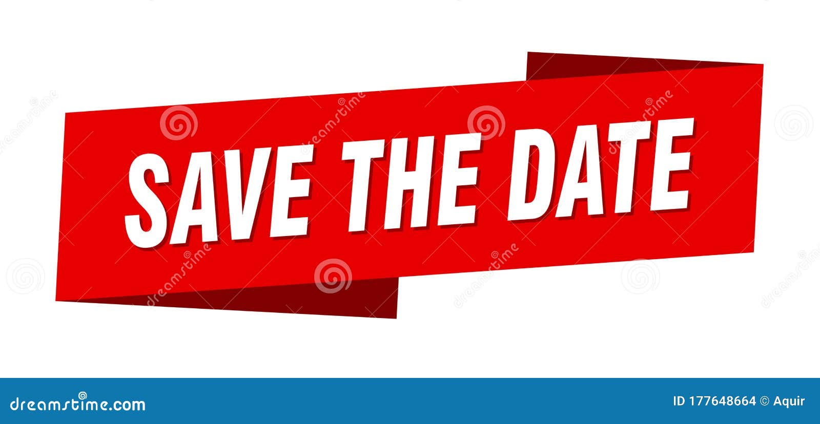 Save The Date Banner Template