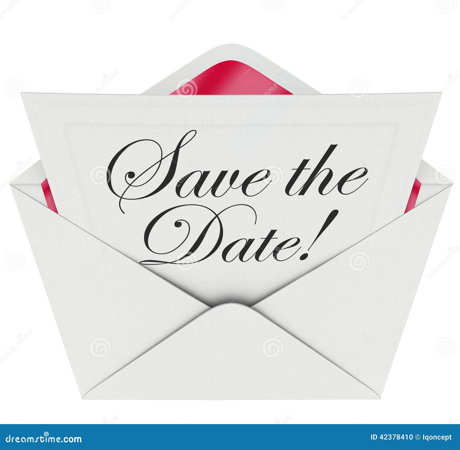 Save The Date Invitation Party Meeting Event Envelope Schedule Stock Illustration Illustration Of Holiday Event