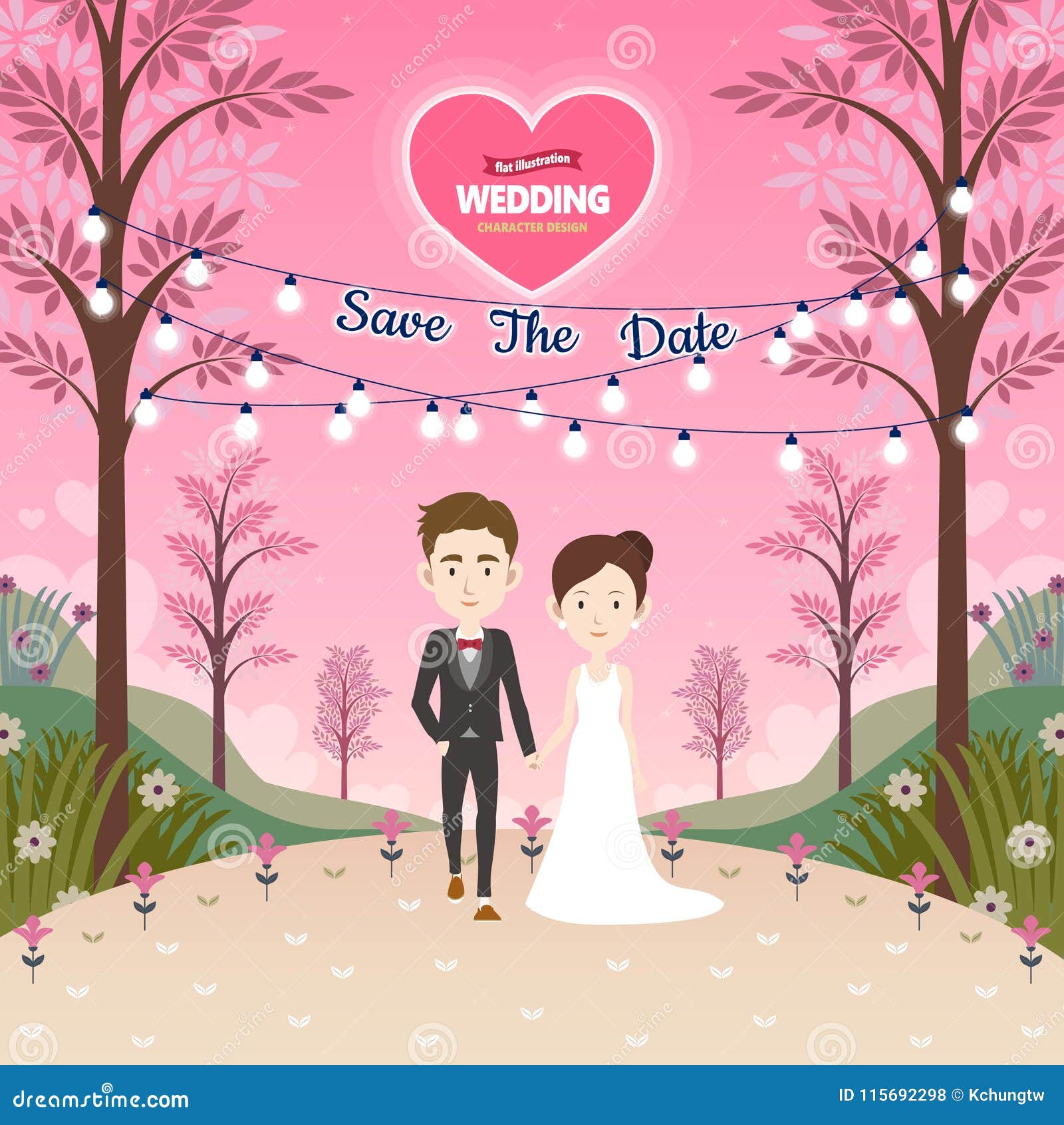 Save the Date Wedding Template Stock Vector Illustration of elements Save the Date Wedding Template Stock Vector Illustration of elements