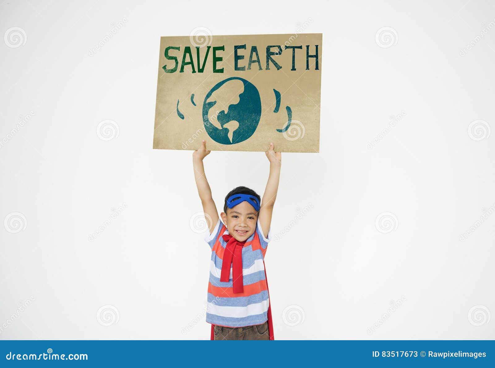 Save Earth Global Environment Boy Girl Concept Stock Image - Image ...