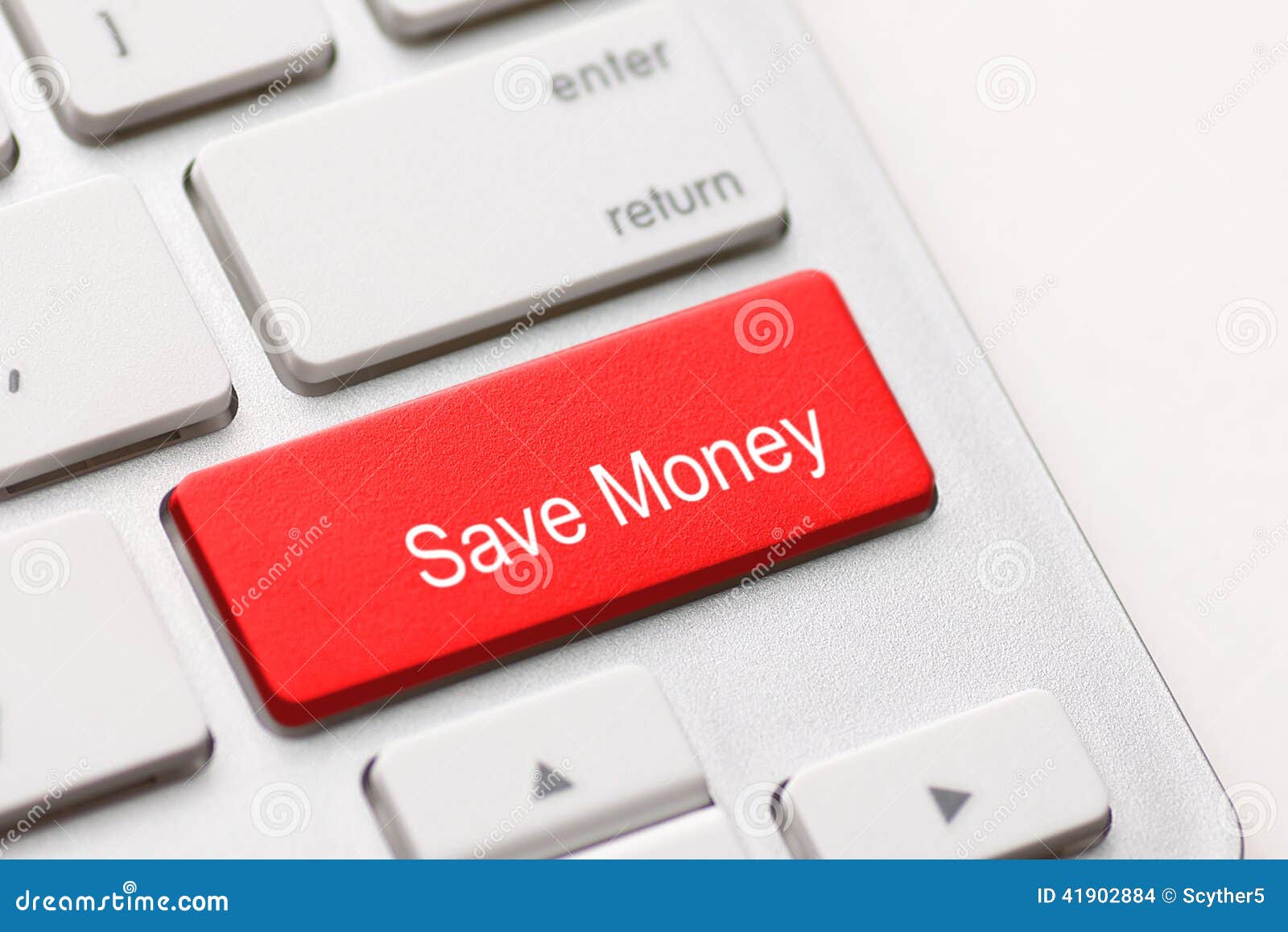 save money button key