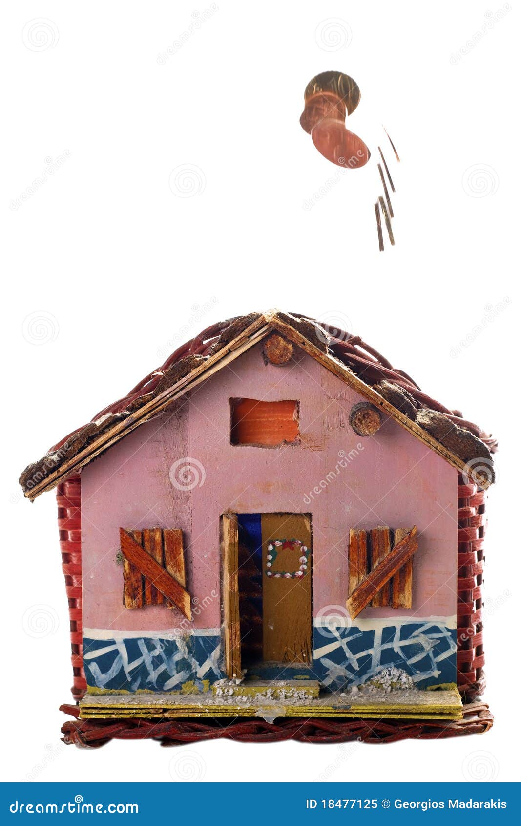 Save money for a house stock image. Image of business - 18477125