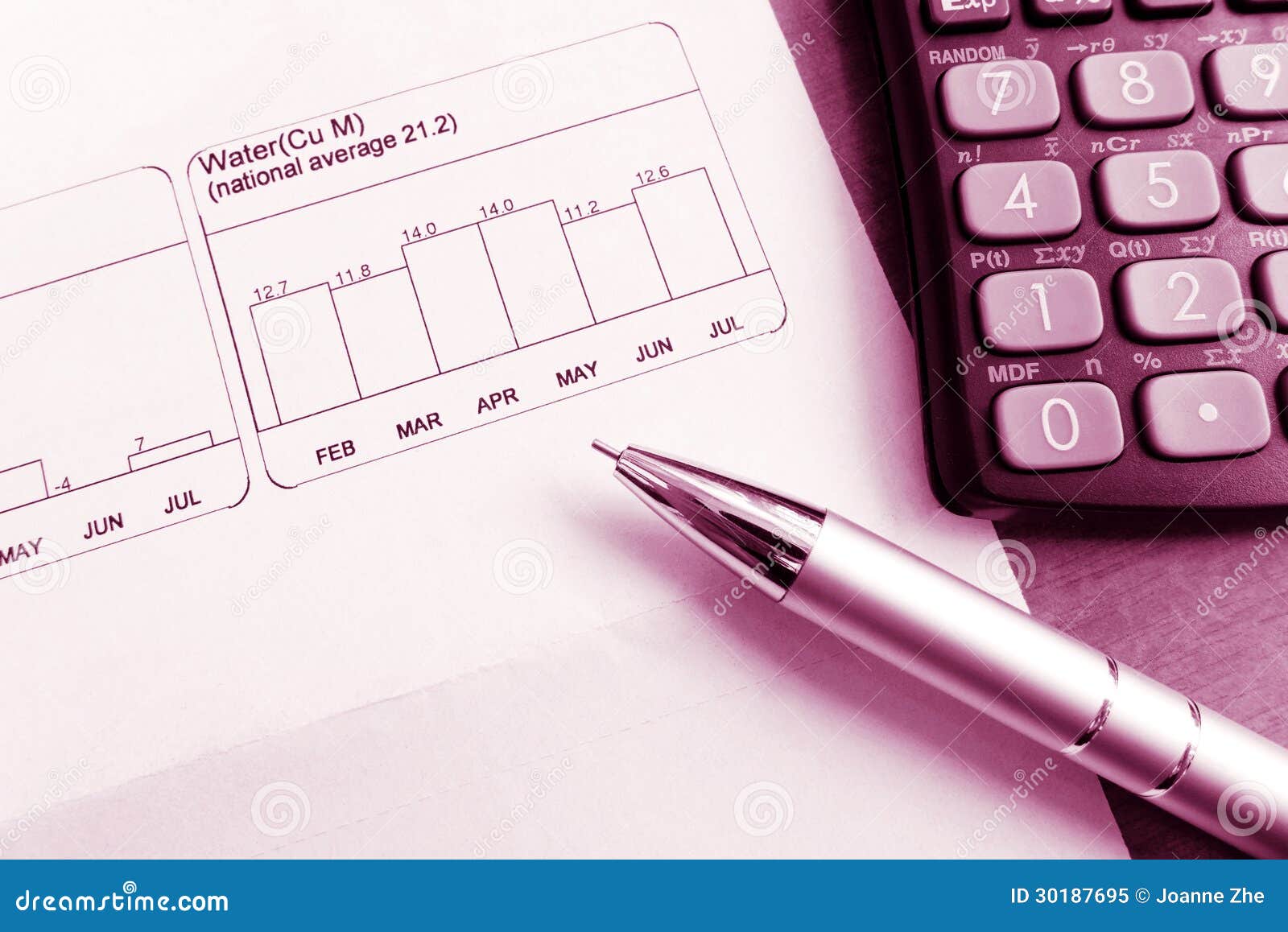 Analyze Household Water Usage Stock Image Image of analyzing