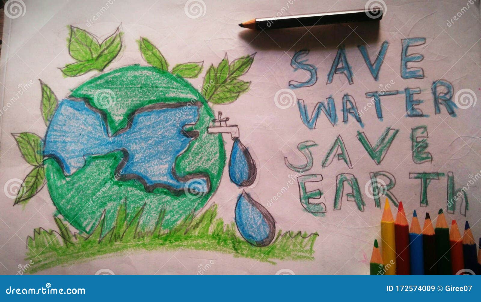 SAVE THE FOREST DRAWING||SAVE THE TREE ||SAVE EARTH PAINTING - YouTube