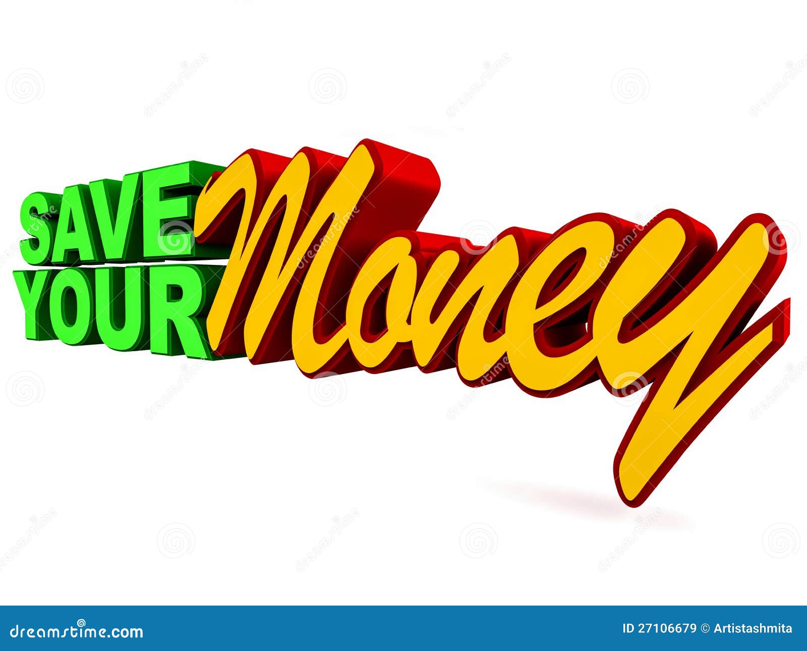 Save your money stock illustration. Illustration of rebates - 27106679