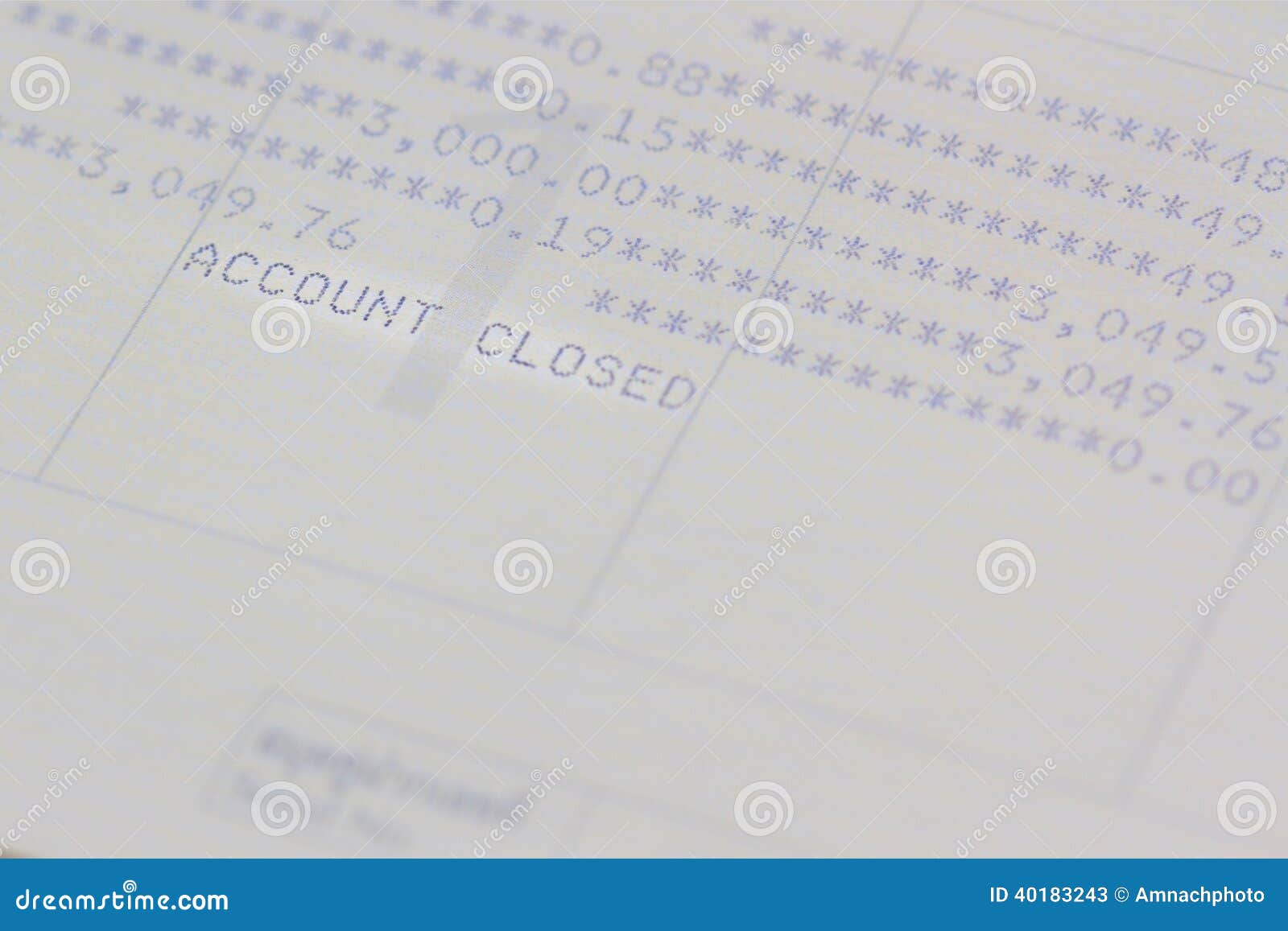 Saving Account Passbook, Book Bank. Stock Image Image of document