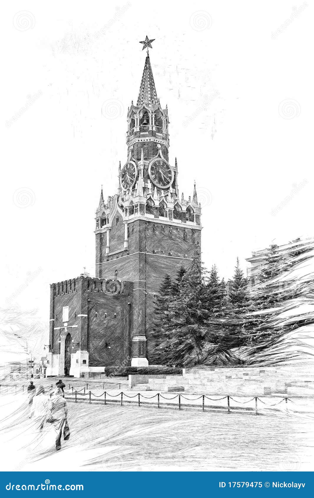 savior tower, moscow