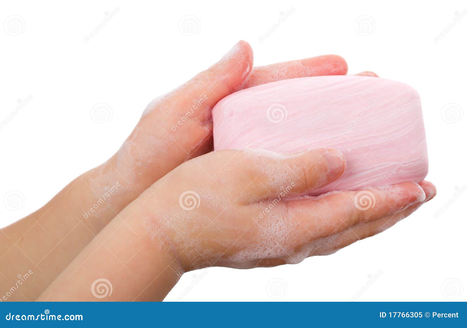 Savon Dans Des Mains De L'enfant Image stock - Image du objet, mousse:  17766305