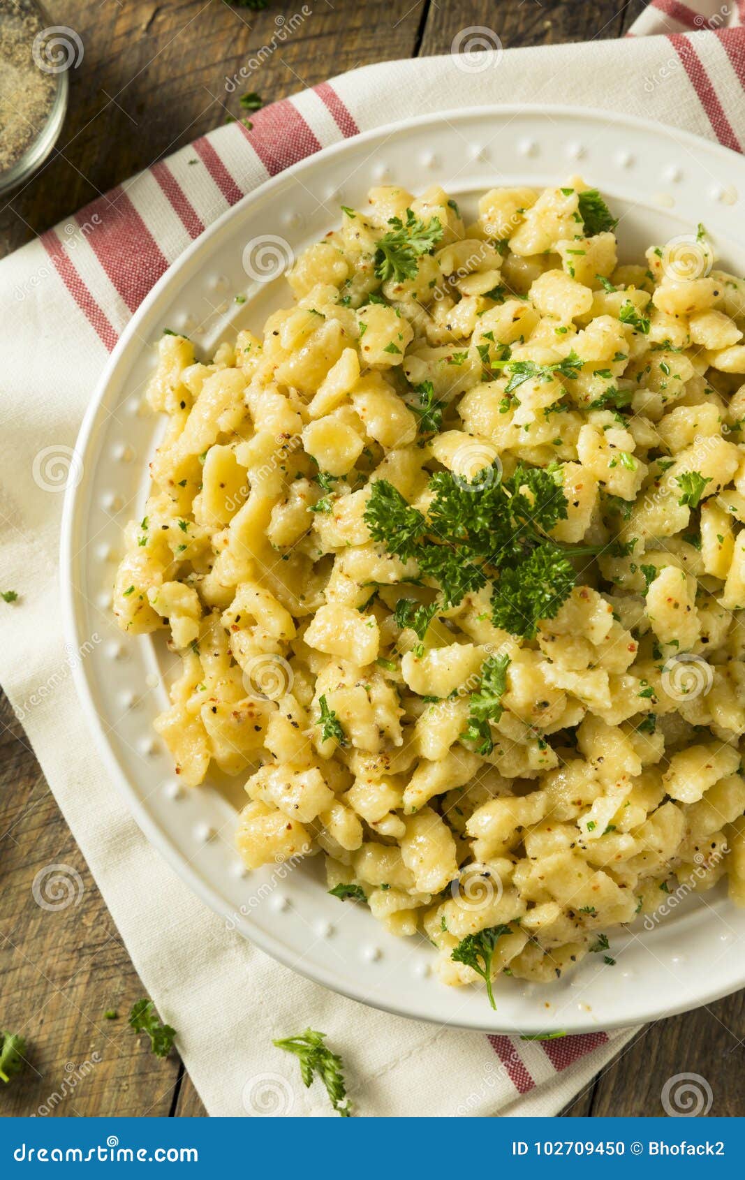 Savory Homemade German Spaetzle Stock Photo Image of specialty