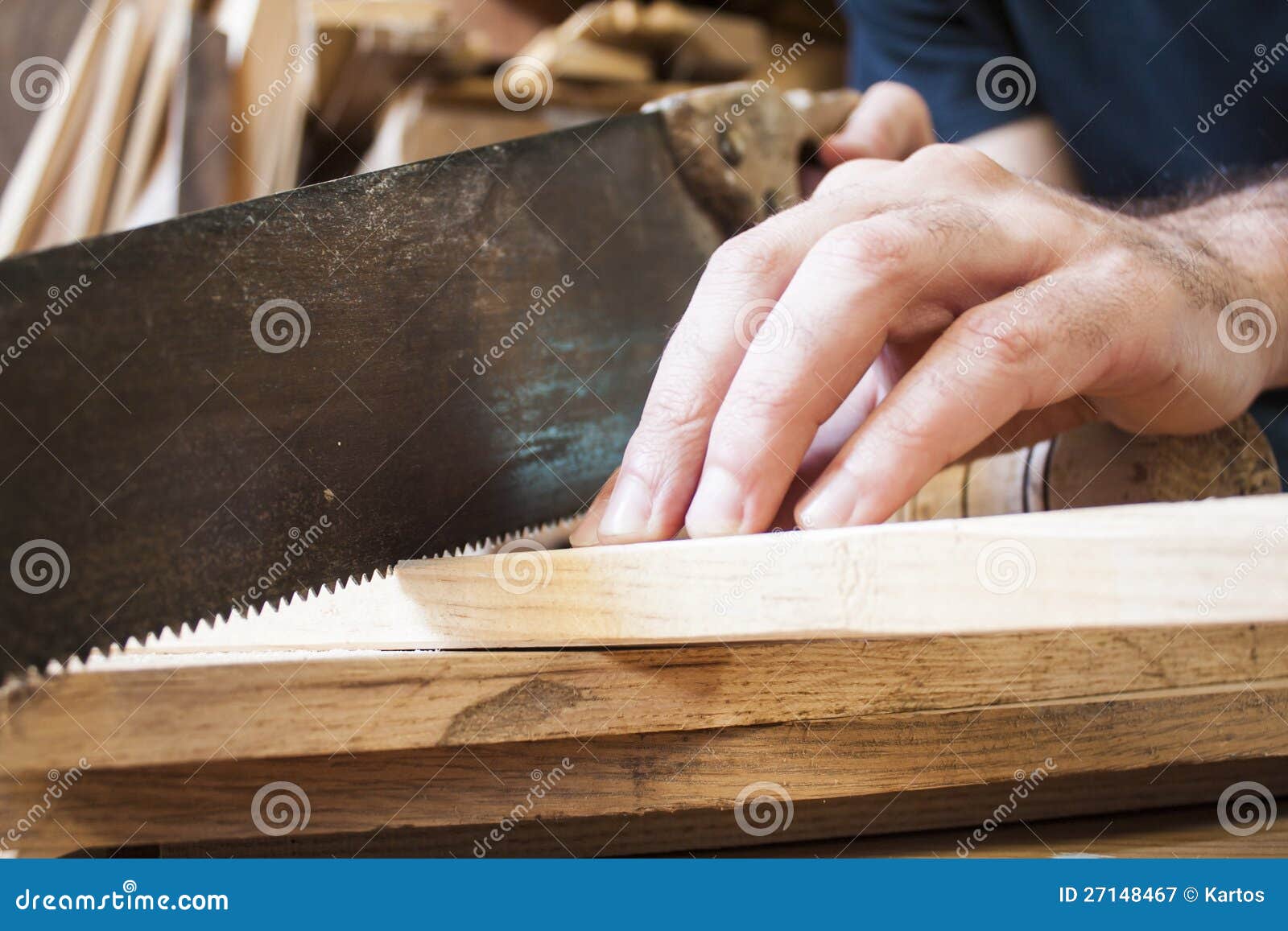 Saw on carpentry stock image. Image of cutting, background 27148467