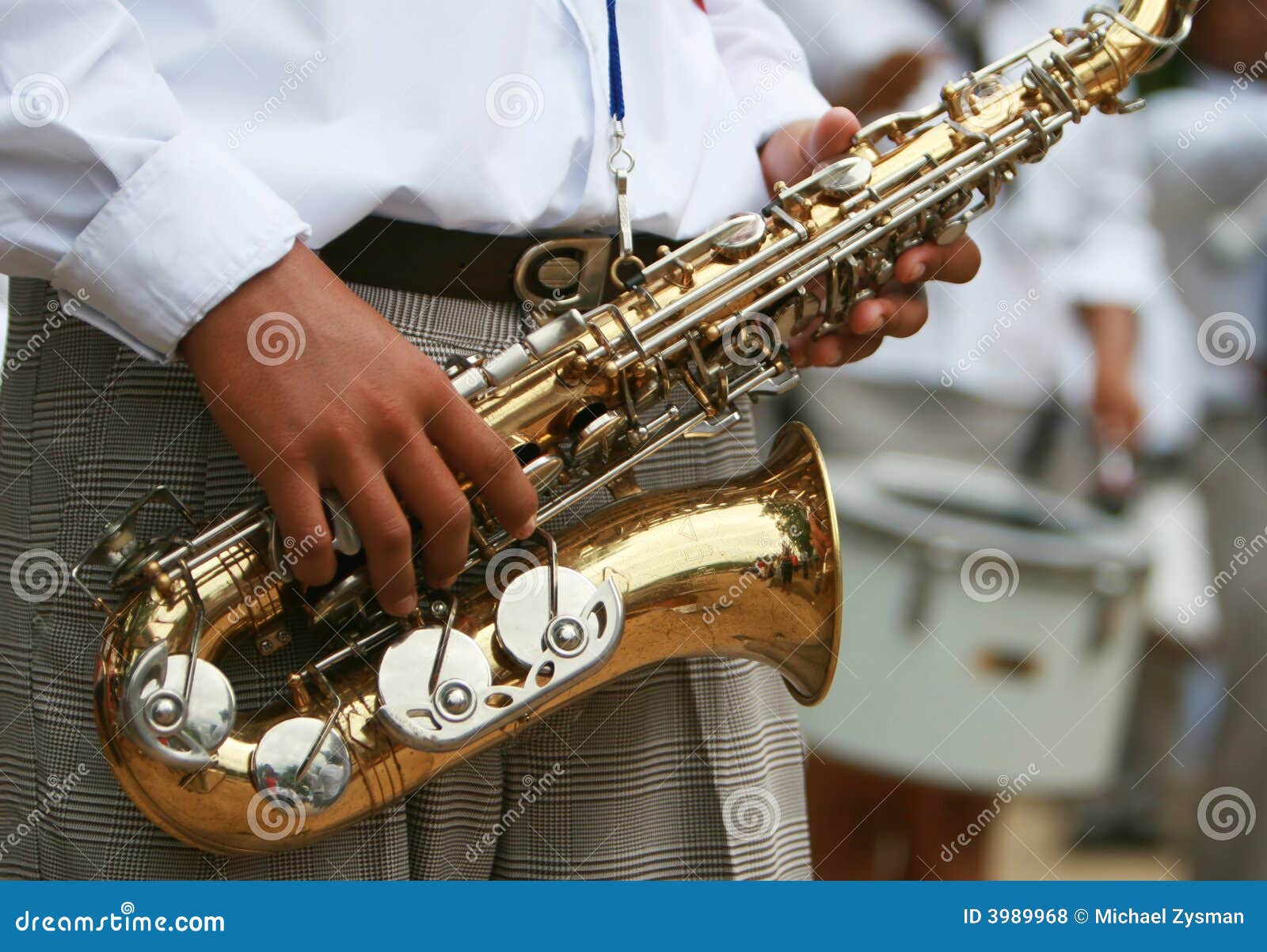 Saxaphone Marching Band stock photo. Image of saxaphone 3989968