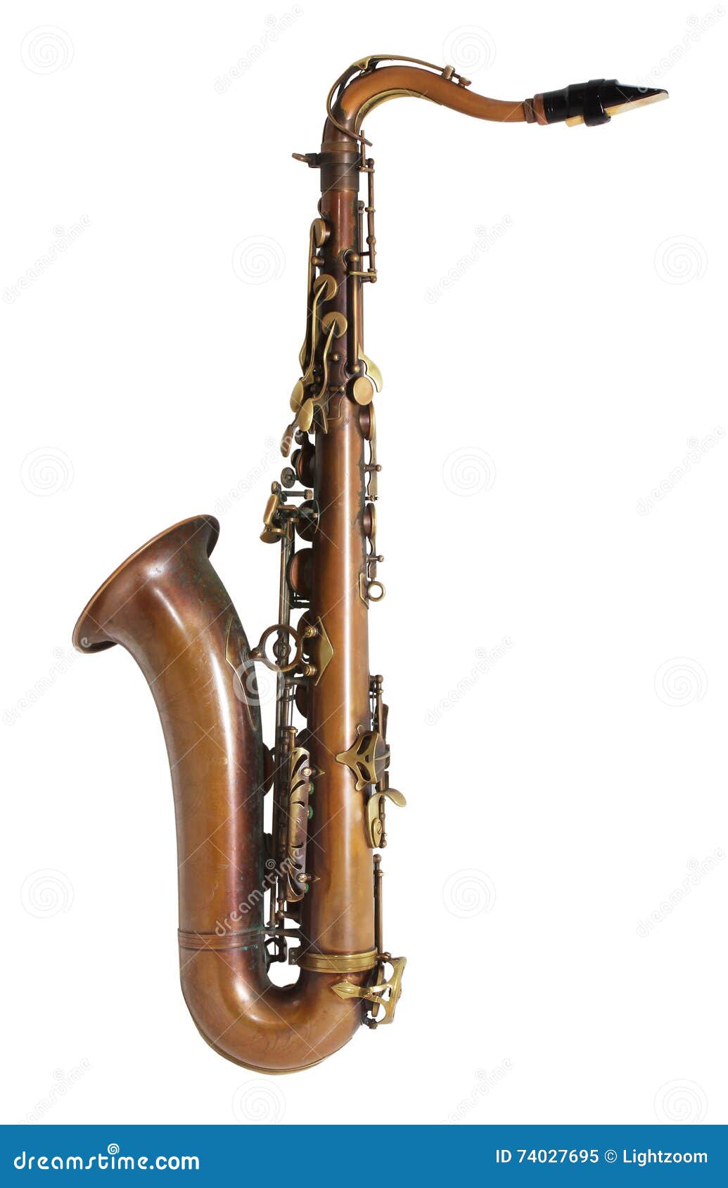 Saxophone image stock. Image du divertissement, instrument 74027695