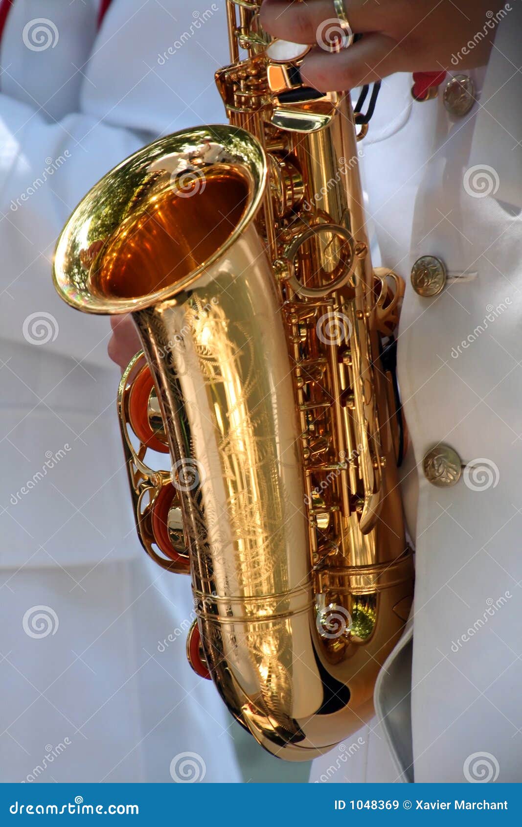 Saxophone details stock image. Image of playing, saxophone 1048369