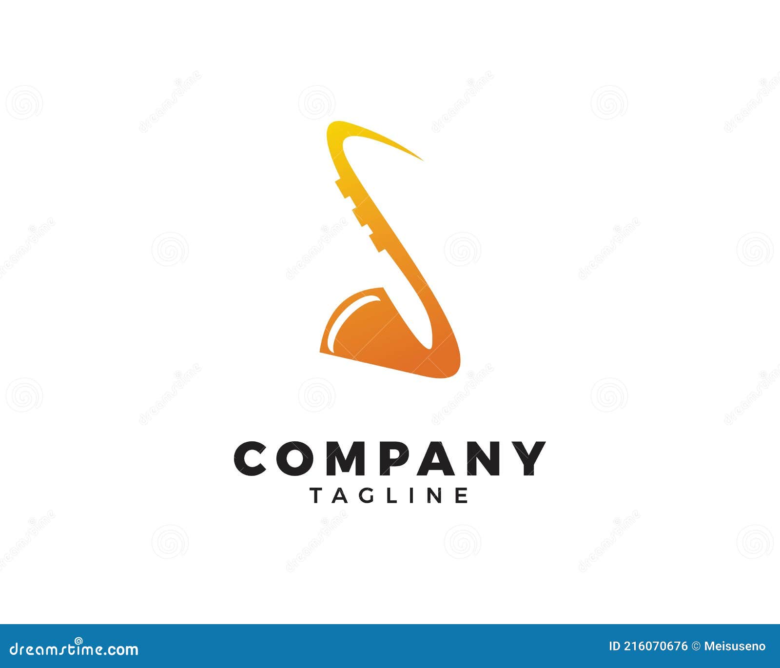 Saxophone Logo Icon Design Template Vector Stock Vector Illustration