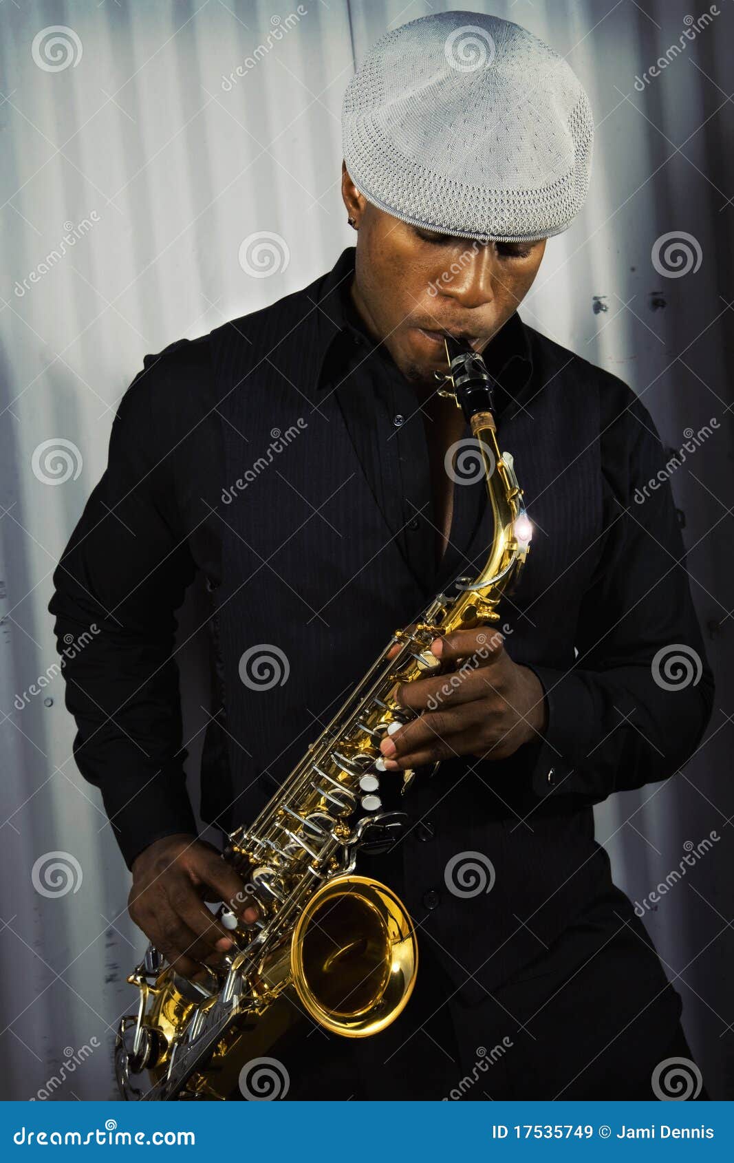 Saxophone Musician stock image. Image of musician, saxophone 17535749
