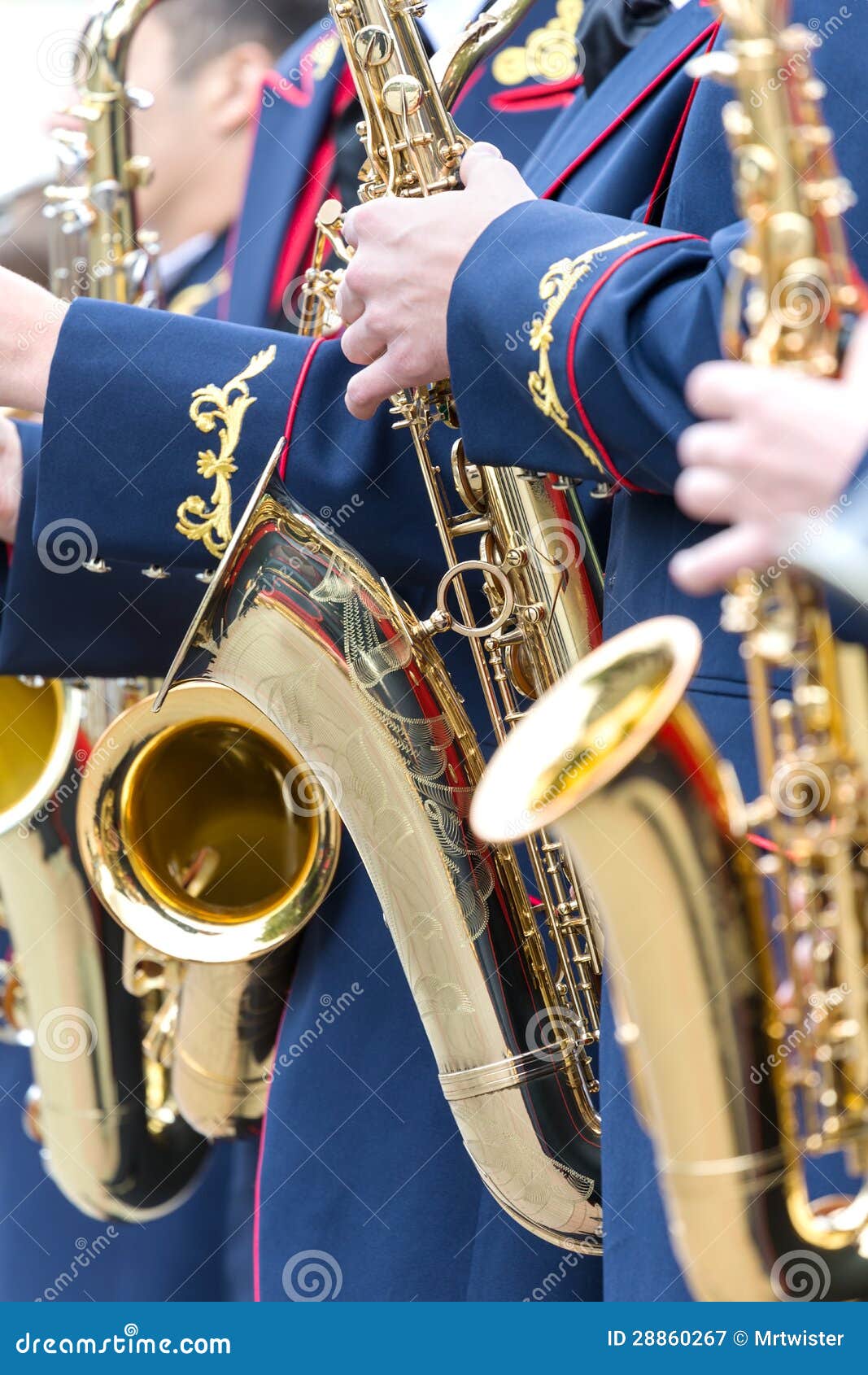 Saxophone players stock image. Image of musician, gold 28860267