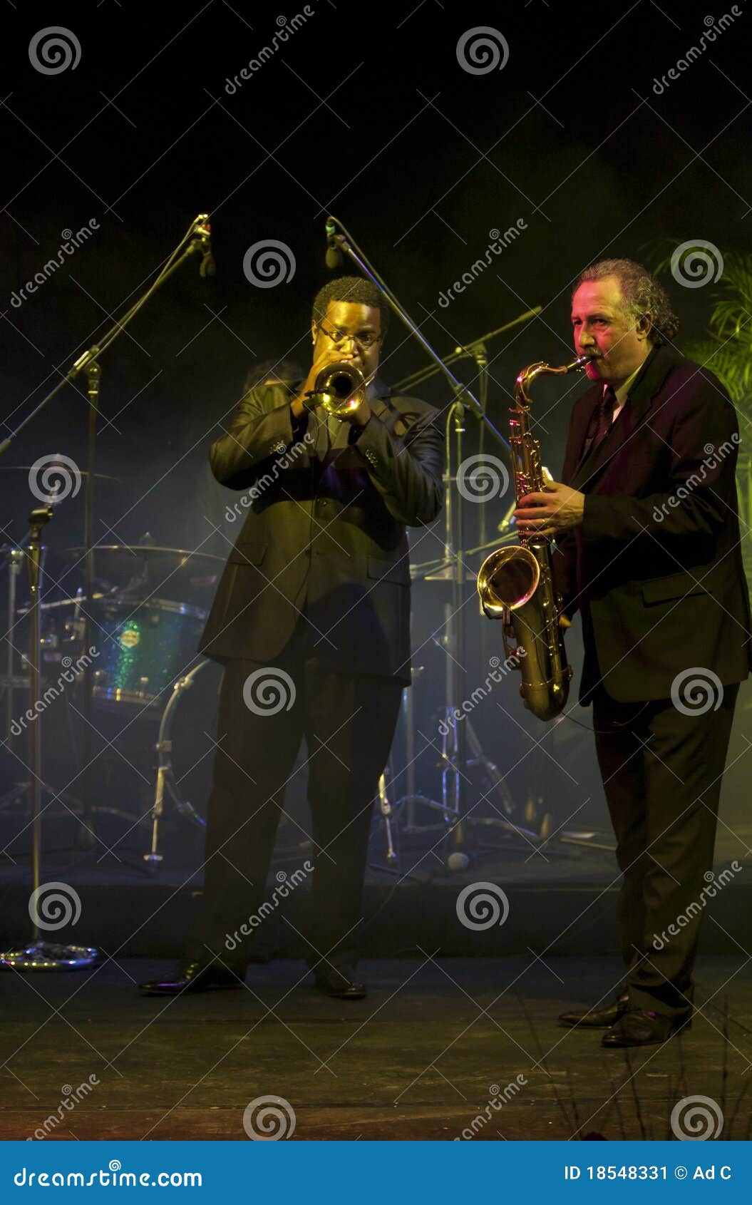 Saxophone and Trumpet Players at the Vienna Ball Editorial Photo